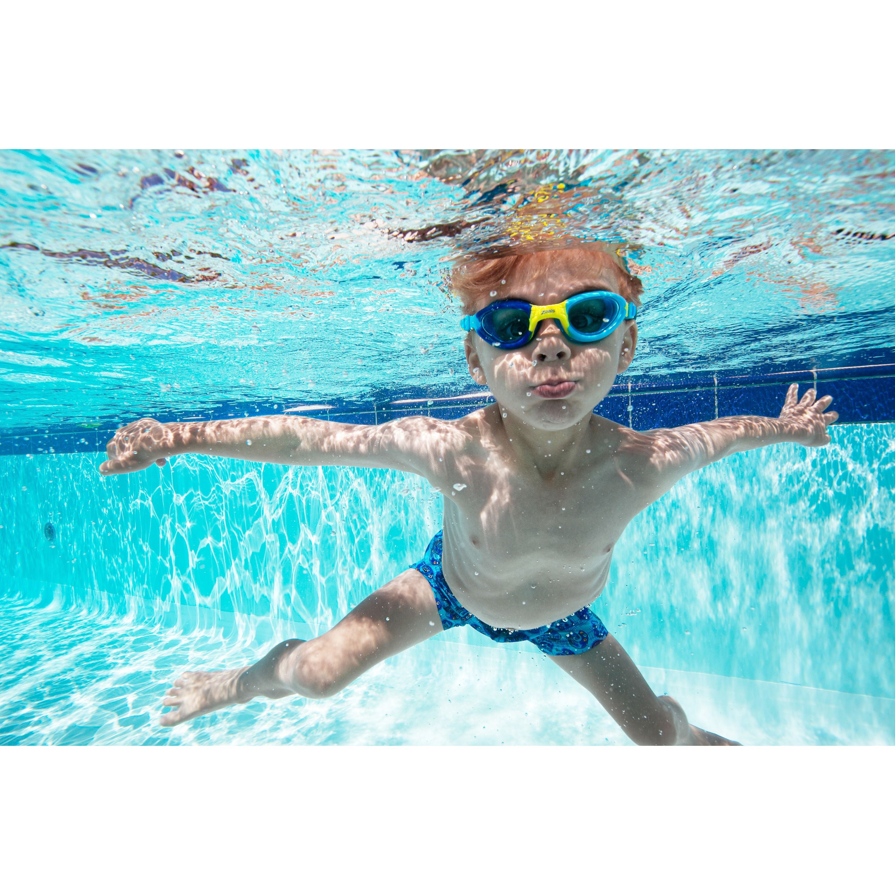 Zoggs Little Super Seal Blue/Yellow/Clear