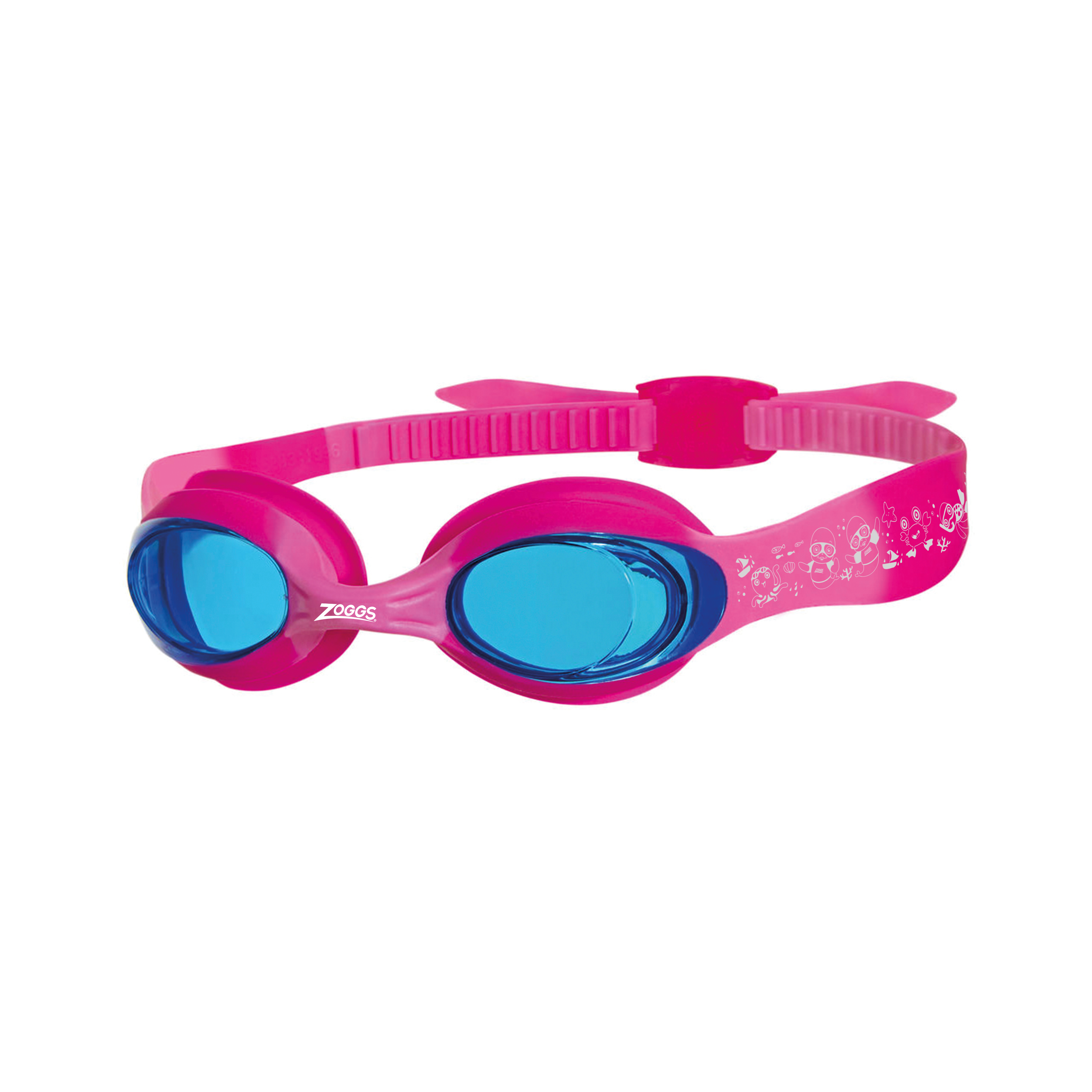 Zoggs Little Twist Pink/Pink/Tint Blue Goggles - Toyworld Australia