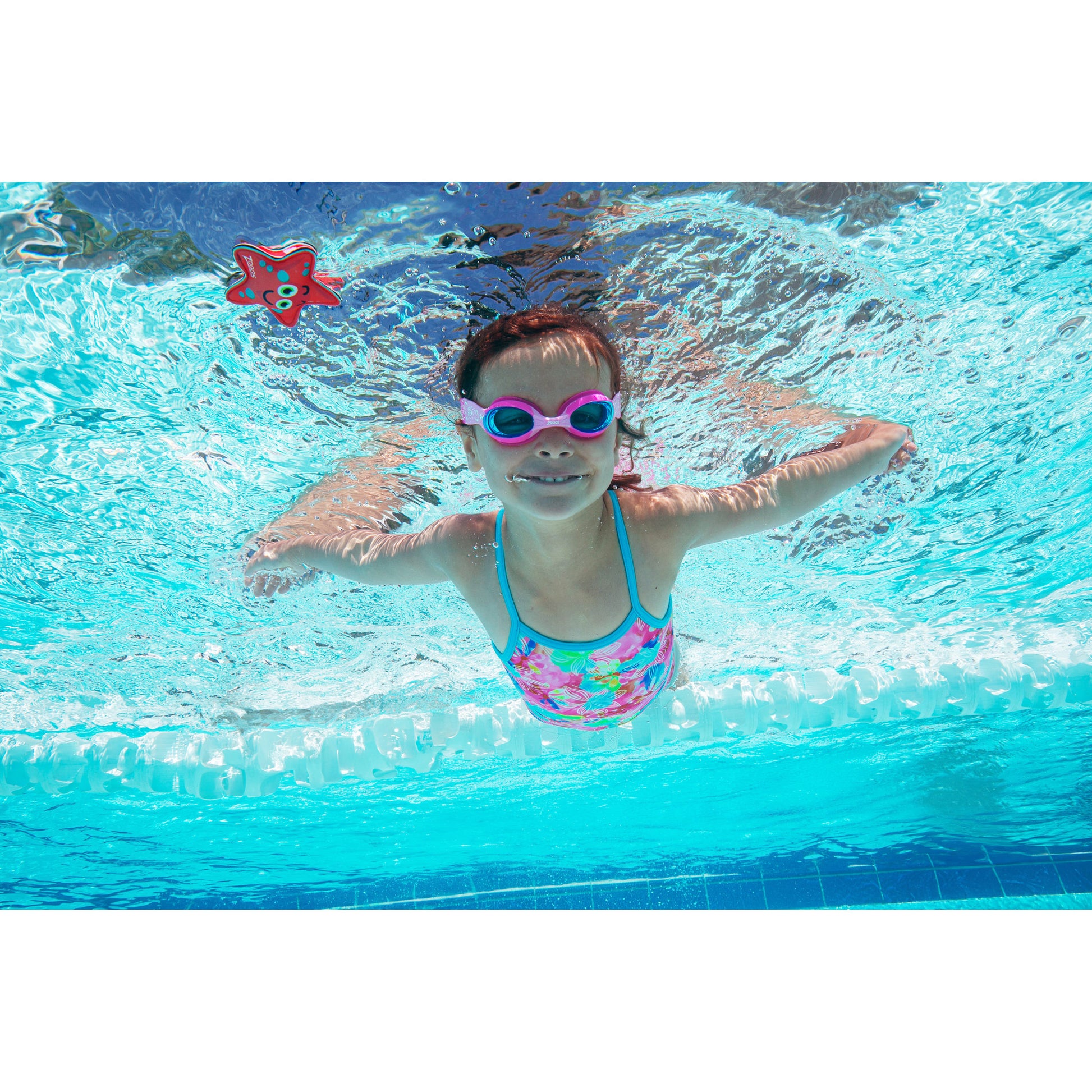 Zoggs Little Twist Pink/Pink/Tint Blue Goggles - Toyworld Australia