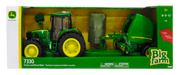 John Deere 1:16 Big Farm Tractor With Baler Value Set
