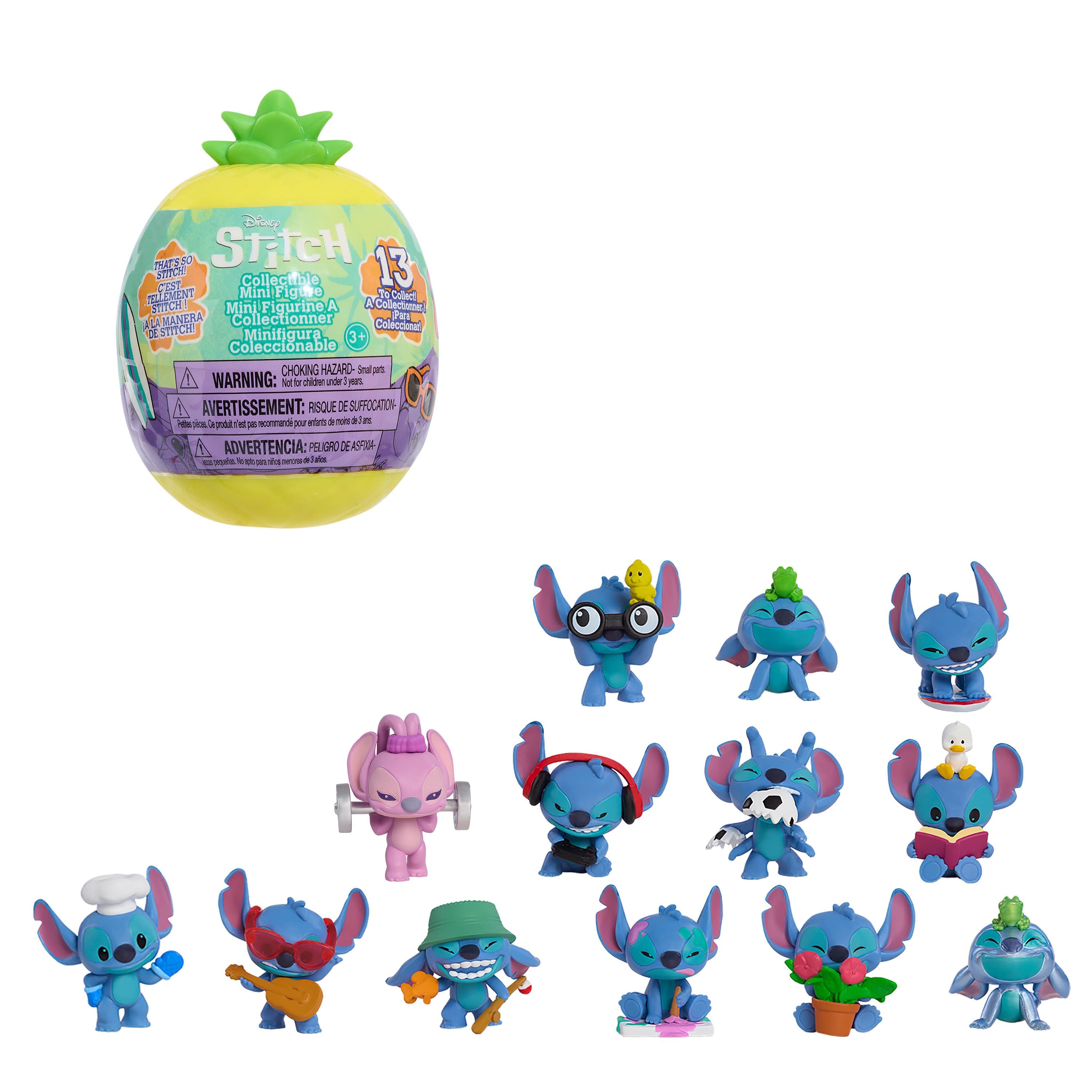 Disney Stitch Collectible Mini Figure Surprise Capsules Series 1