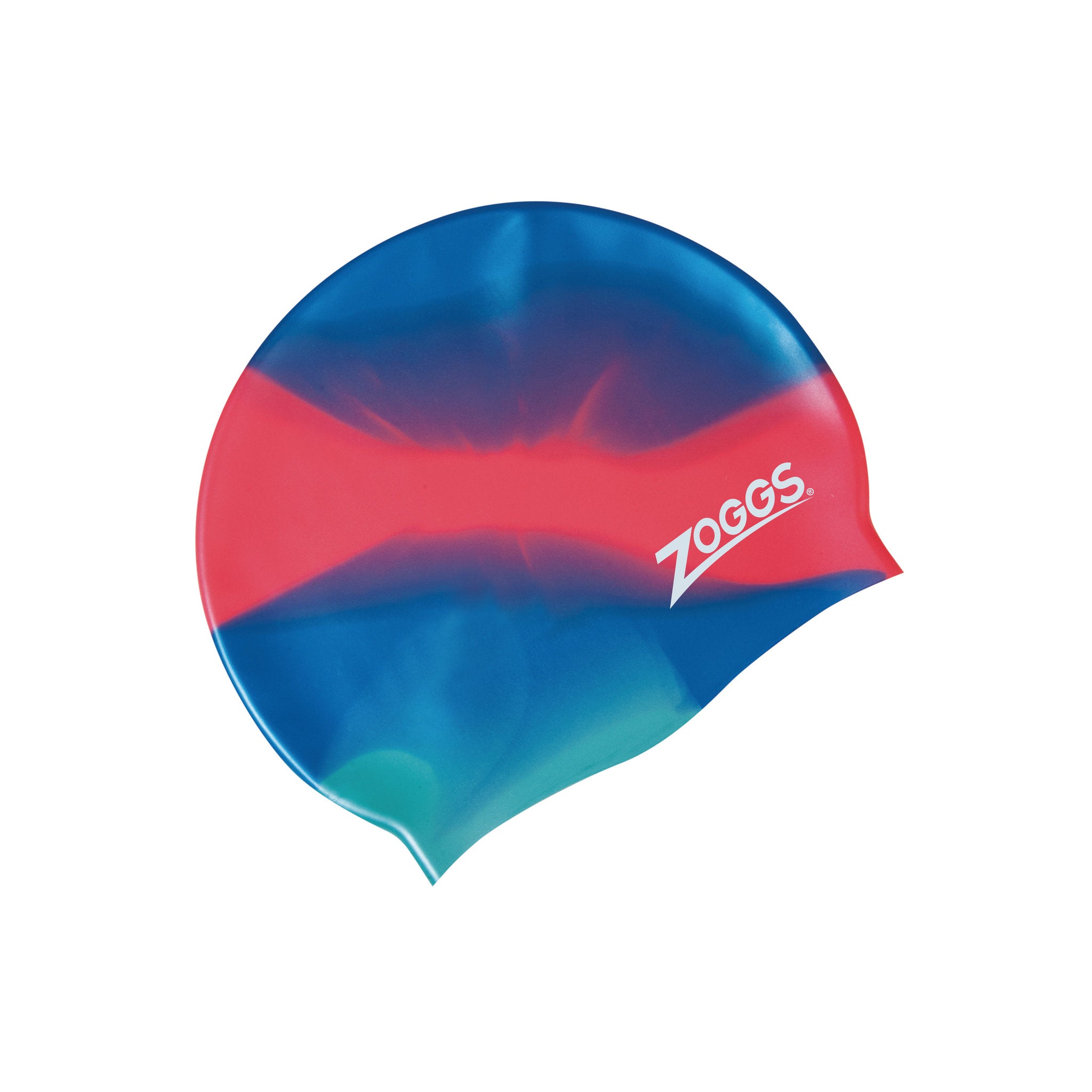 Zoggs Junior Swim Cap Silicone Multi Colour