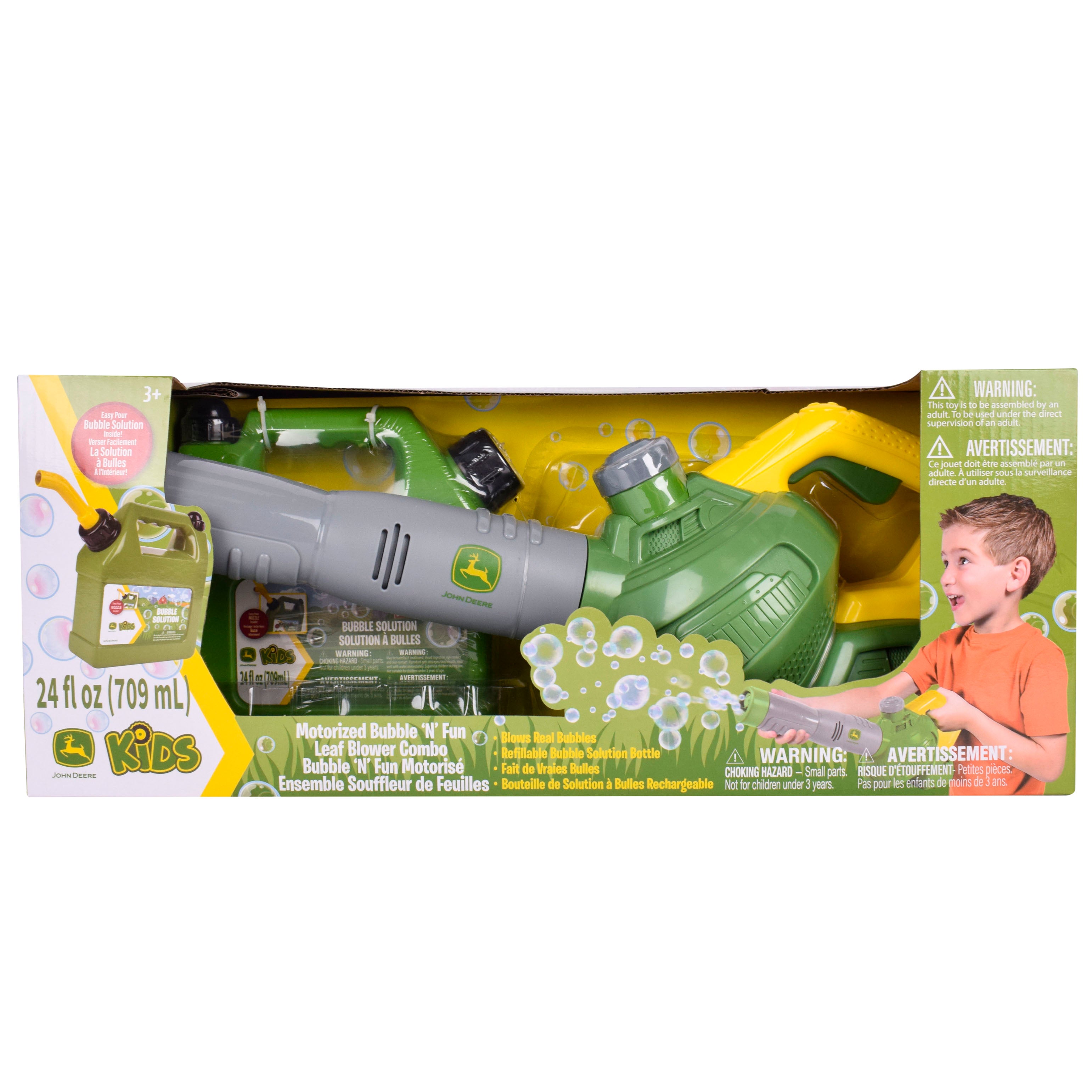 John Deere Bubble 'N' Fun Leaf Blower Combo