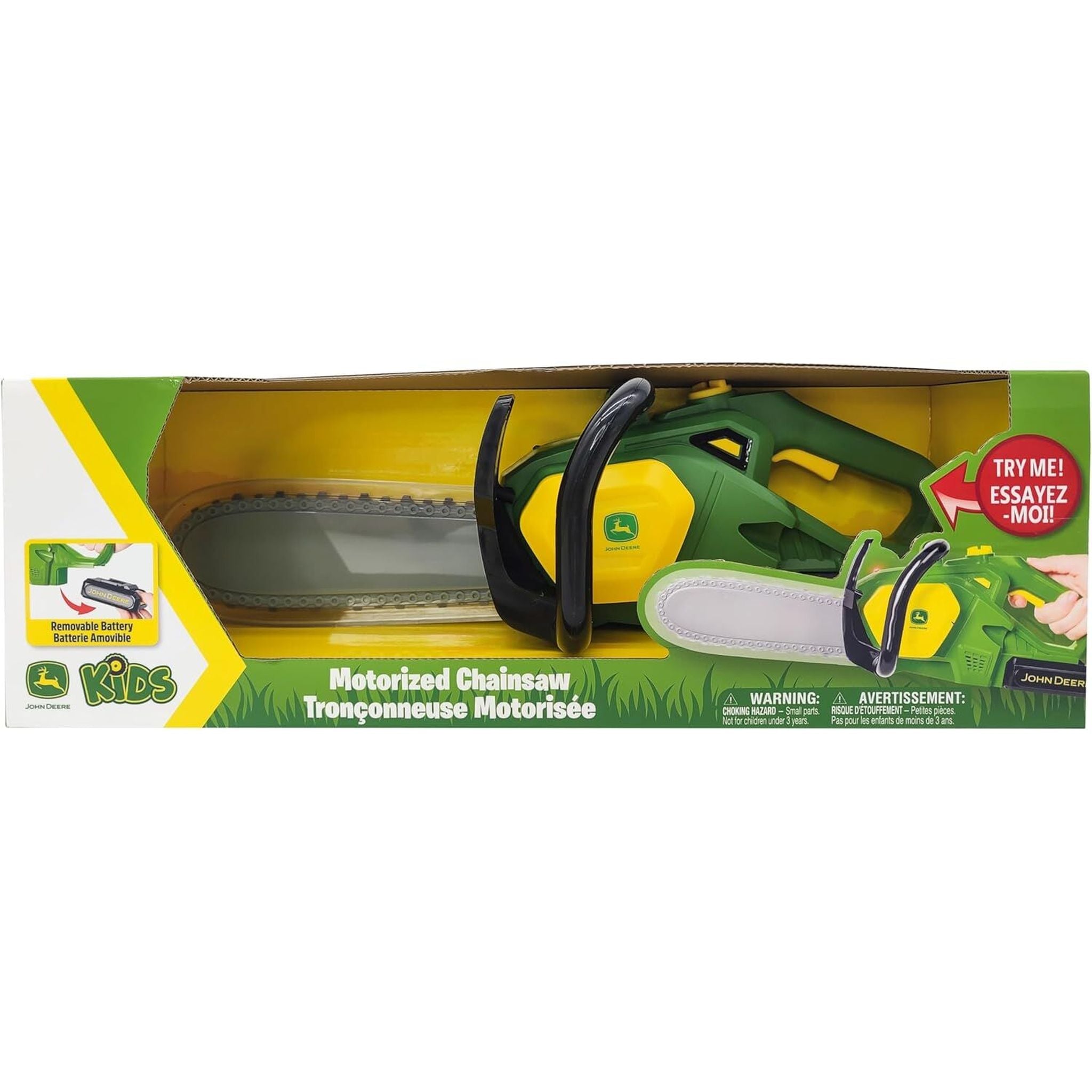 John Deere Motorised Chainsaw Toy
