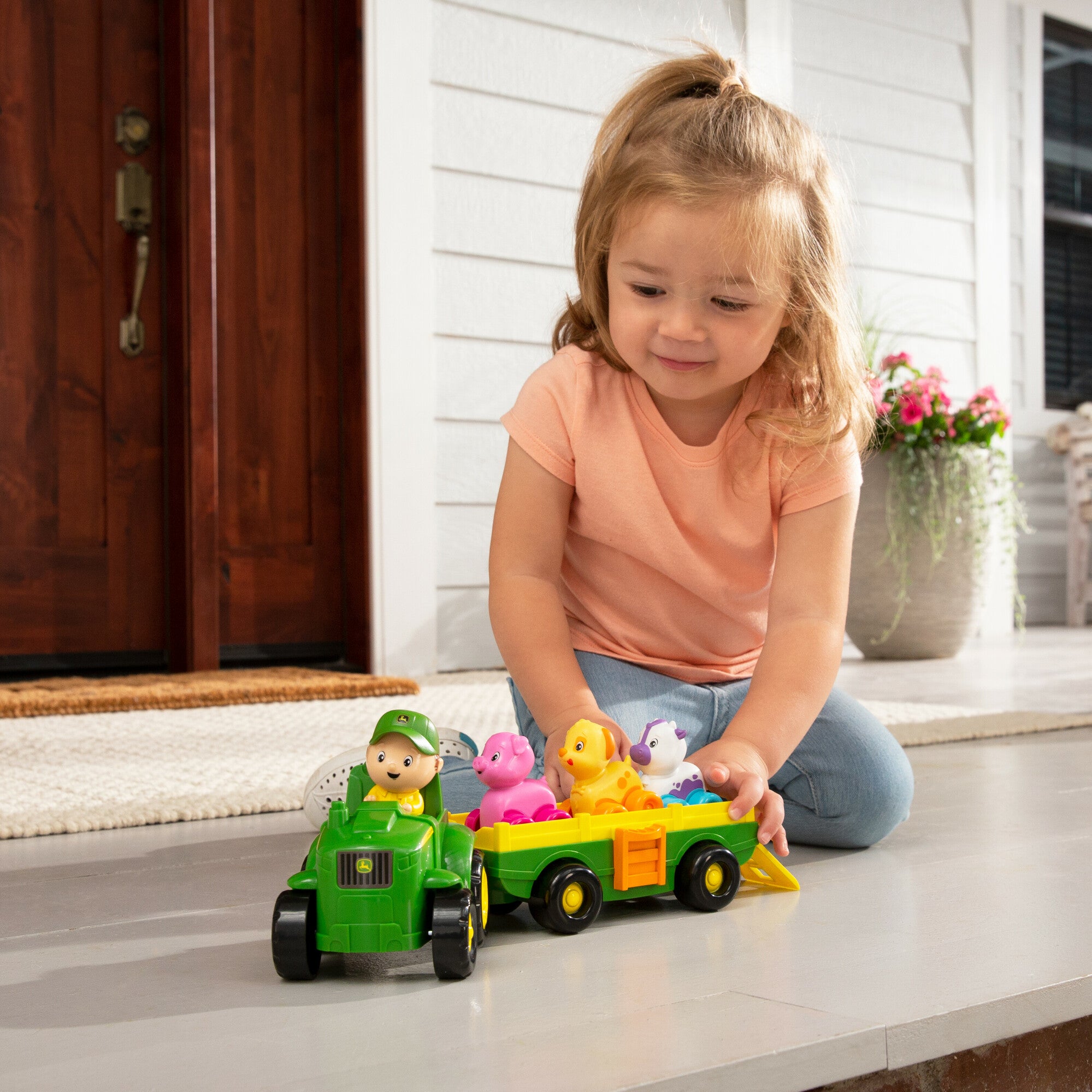 John Deere Animal Sounds Wagon Ride - Toyworld Australia