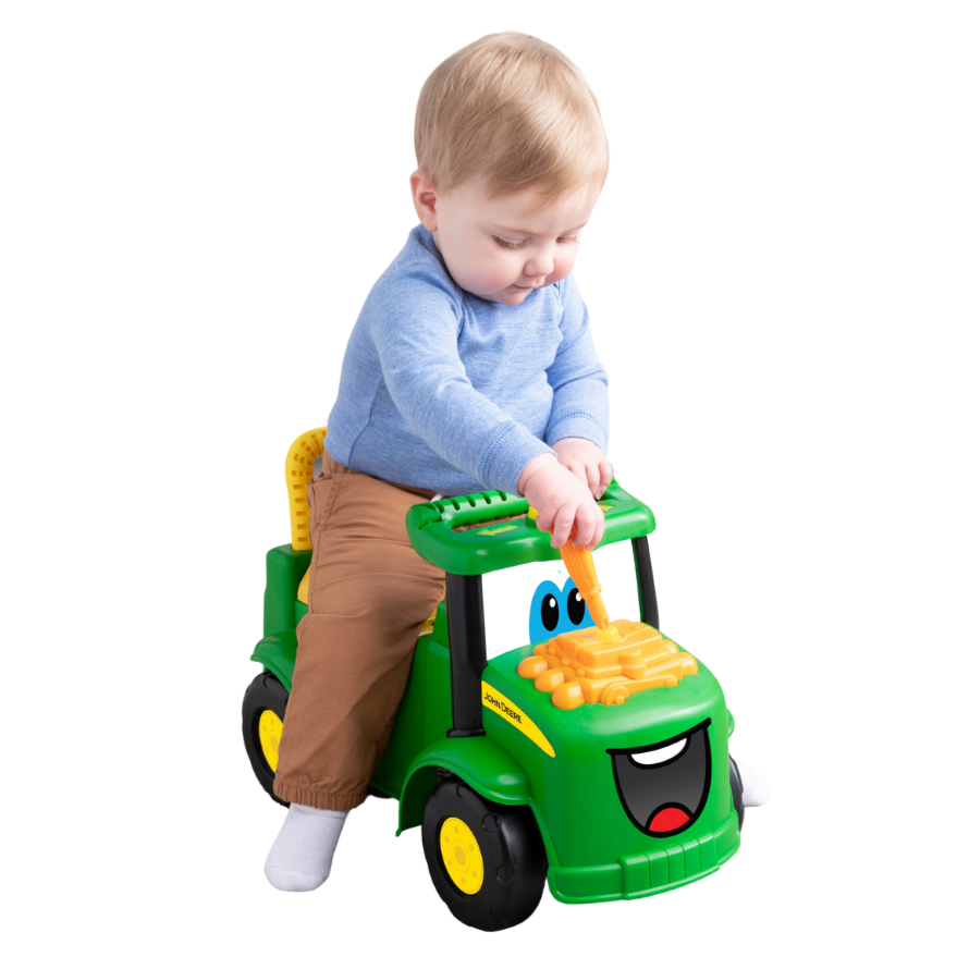 John Deere Johnny Tractor Ride-On Foot To Floor