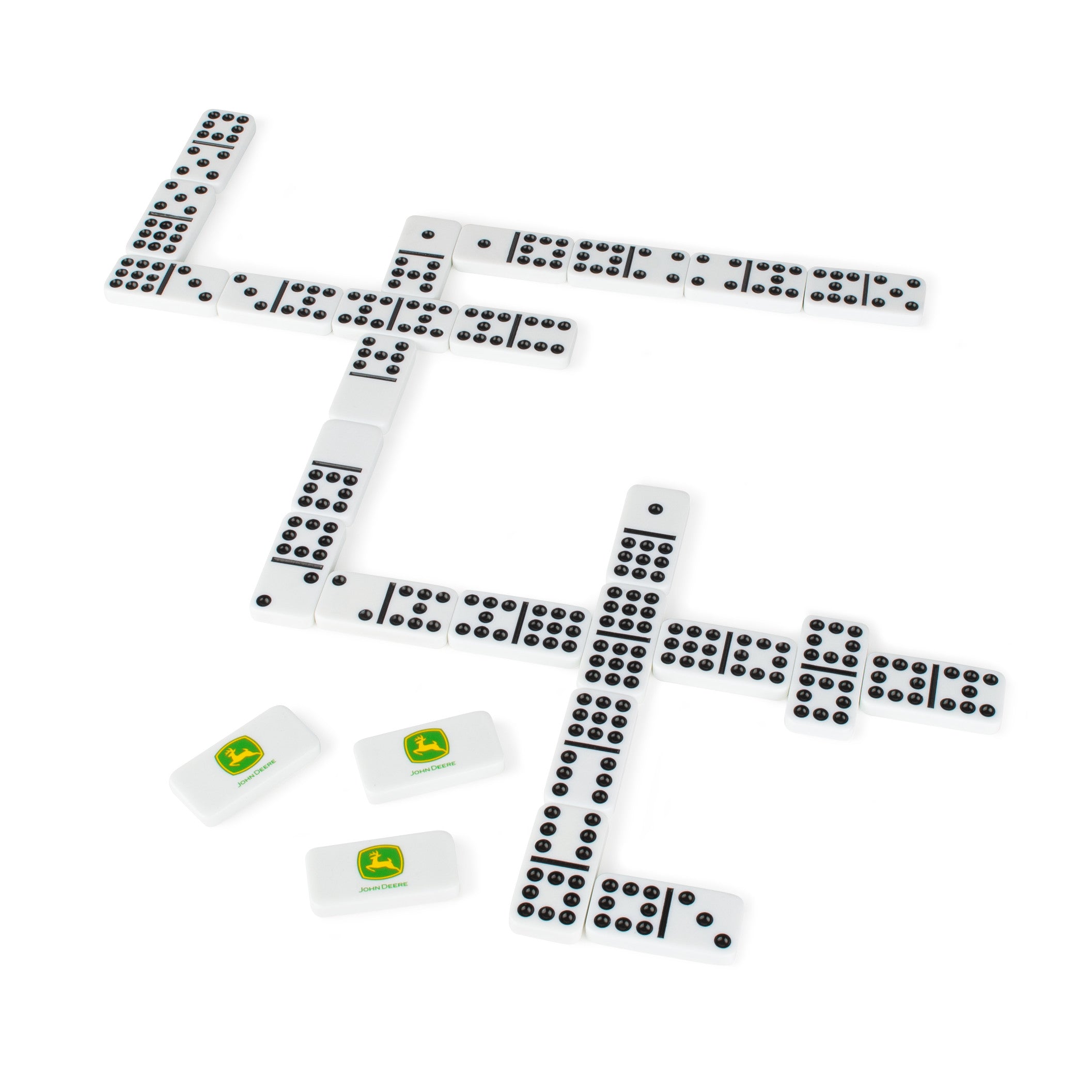 John Deere Dominoes Double 9 In Tin