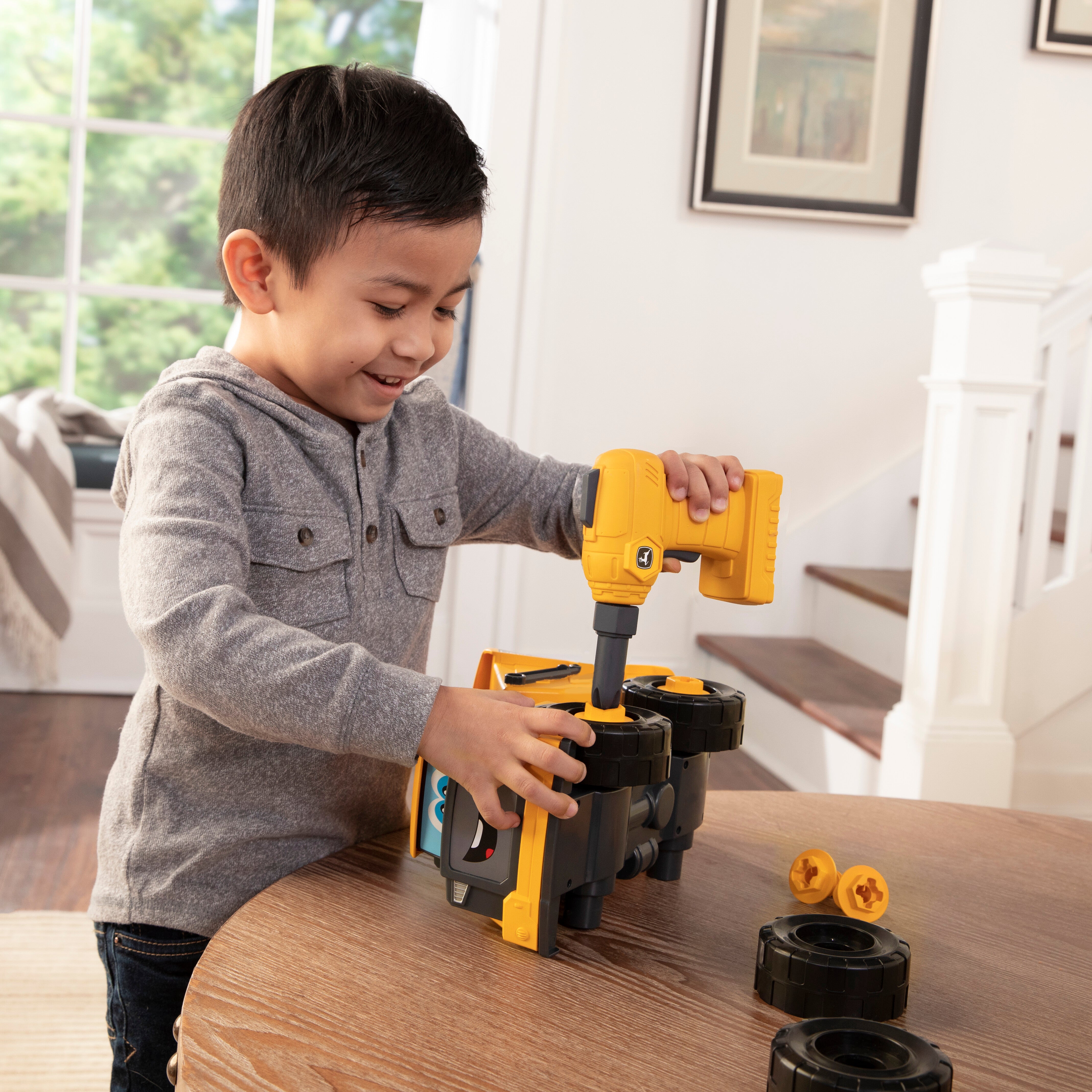 John Deere Build-A-Buddy Dump Truck - Yellow