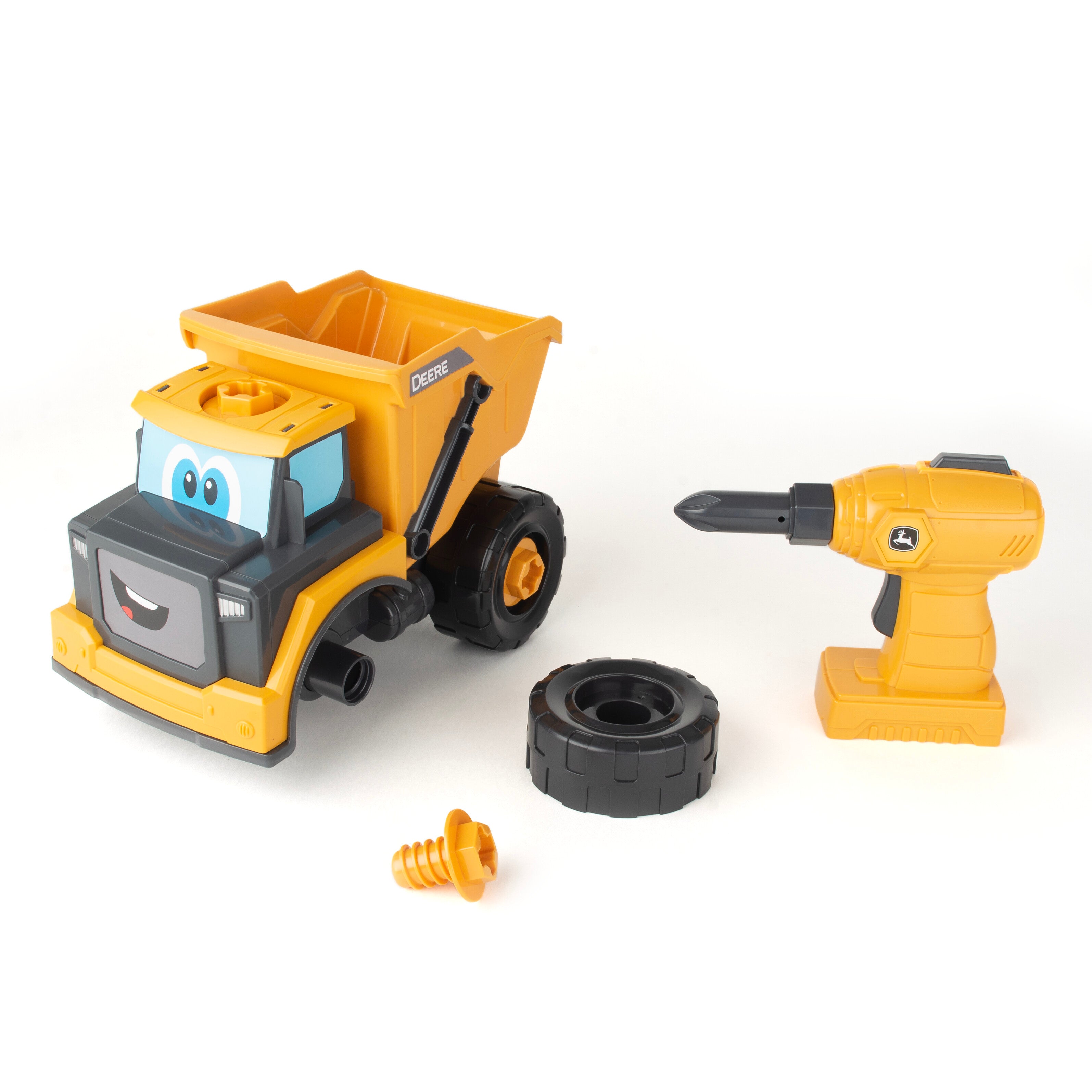 John Deere Build-A-Buddy Dump Truck - Yellow
