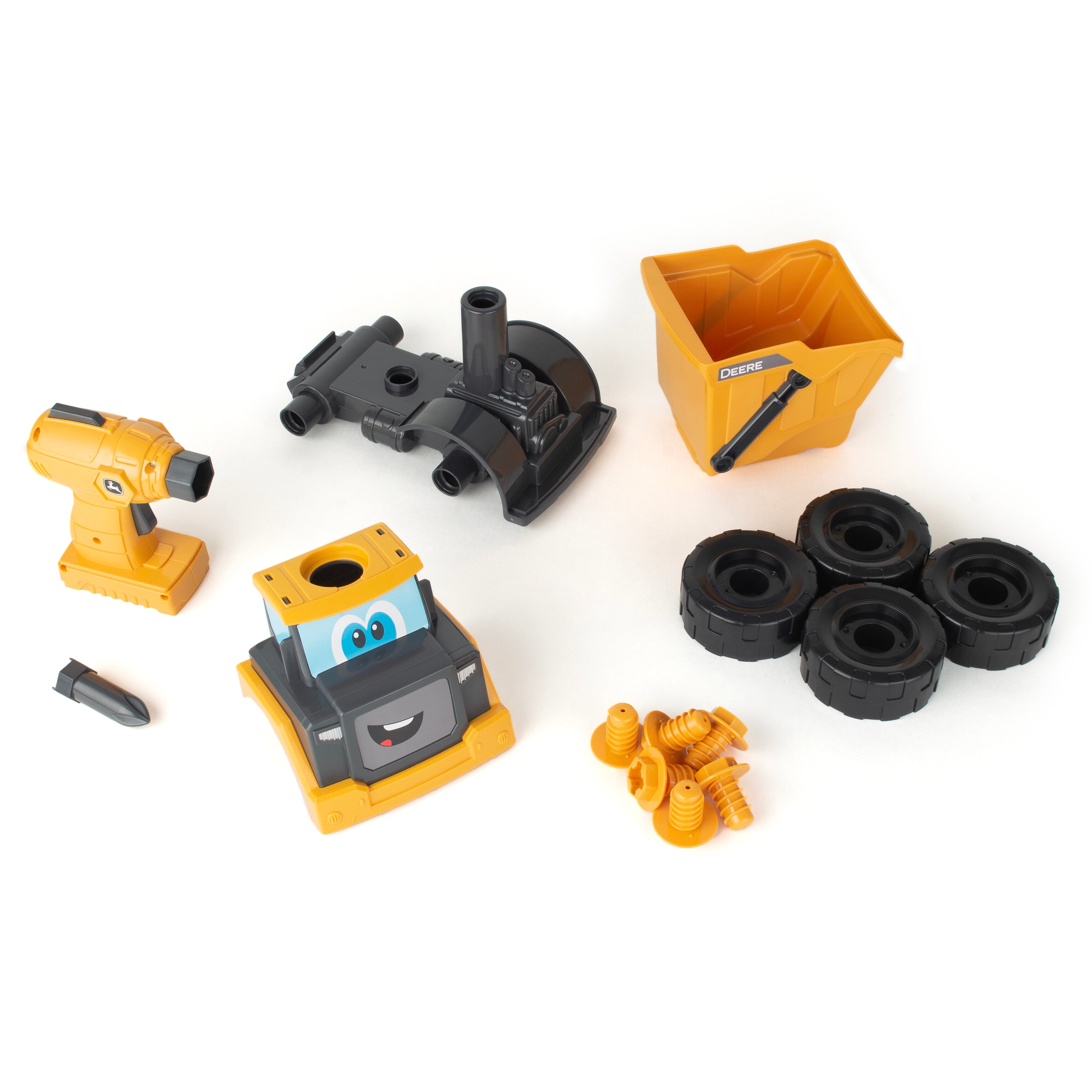 John Deere Build-A-Buddy Dump Truck - Yellow