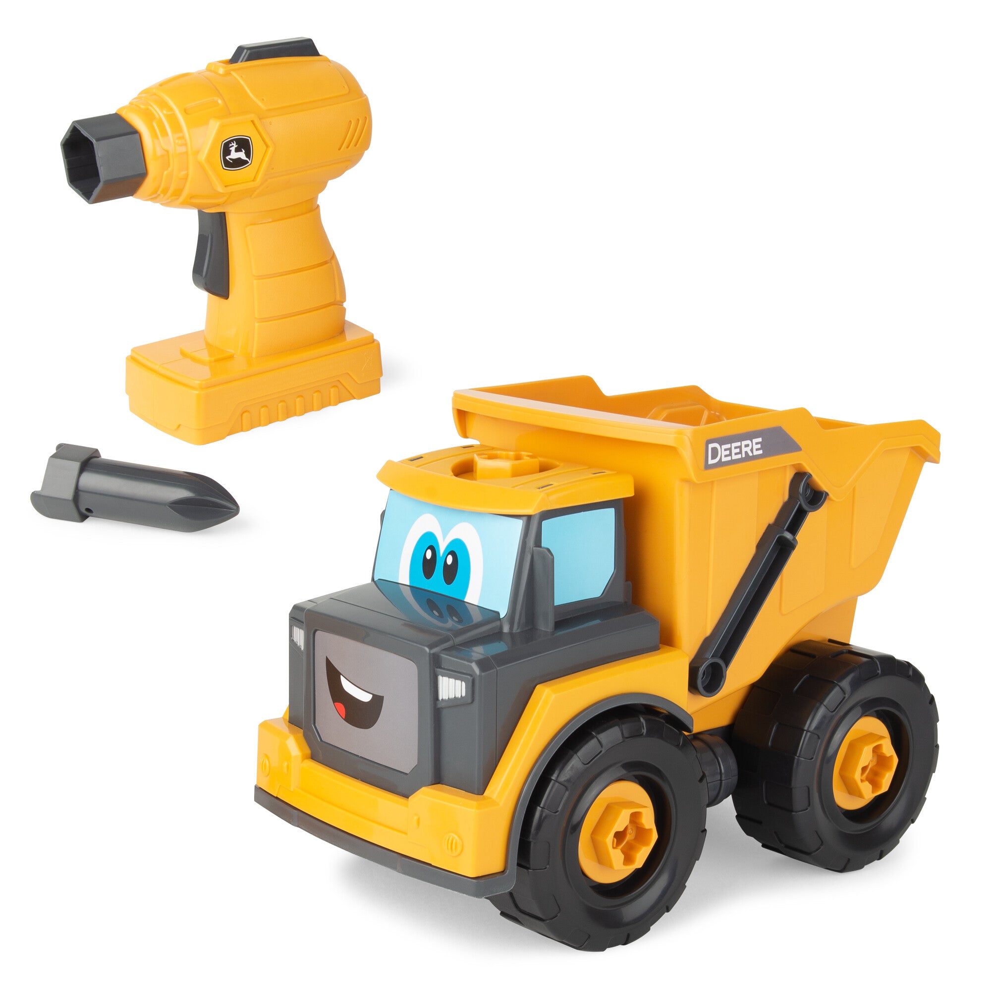 John Deere Build-A-Buddy Dump Truck - Yellow