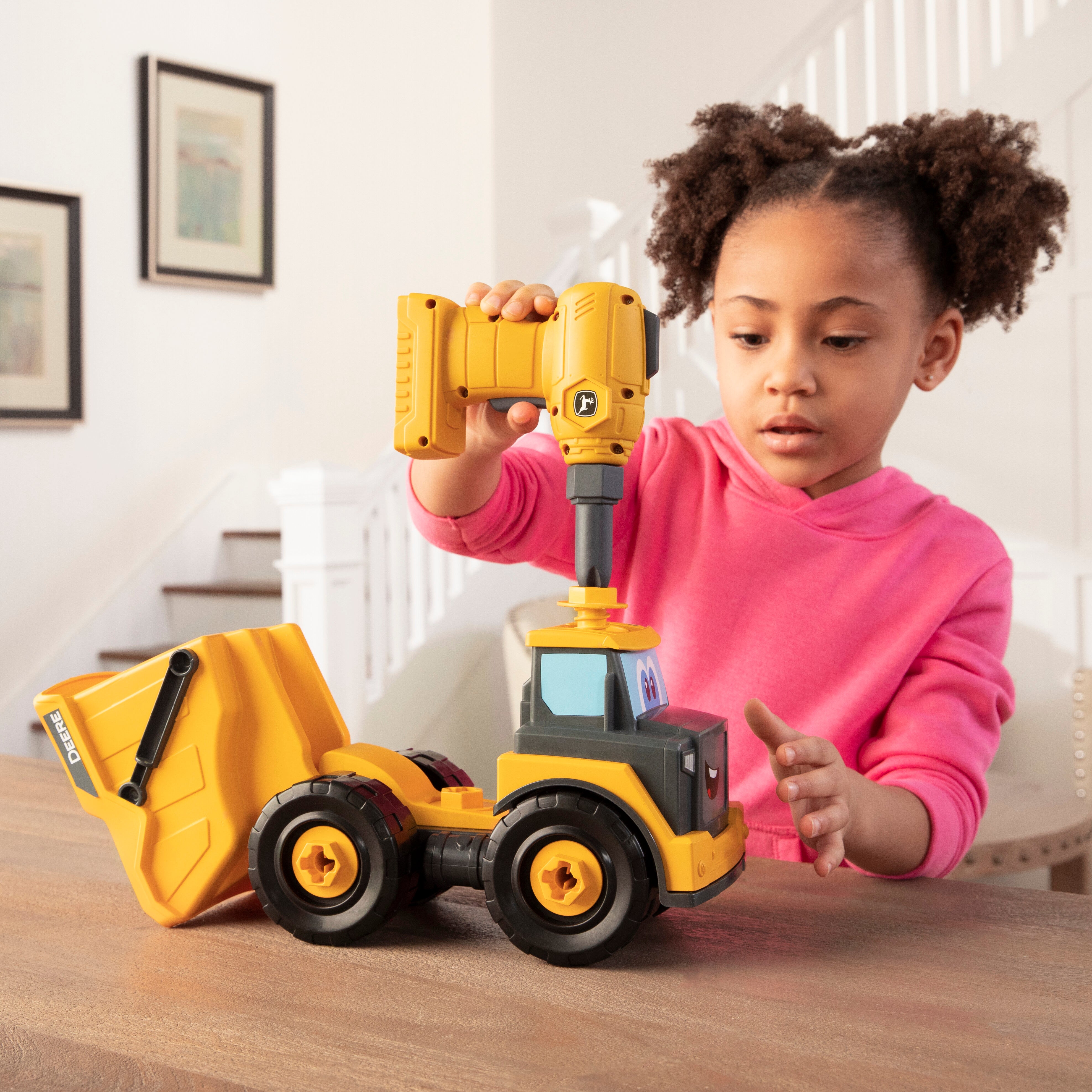 John Deere Build-A-Buddy Dump Truck - Yellow