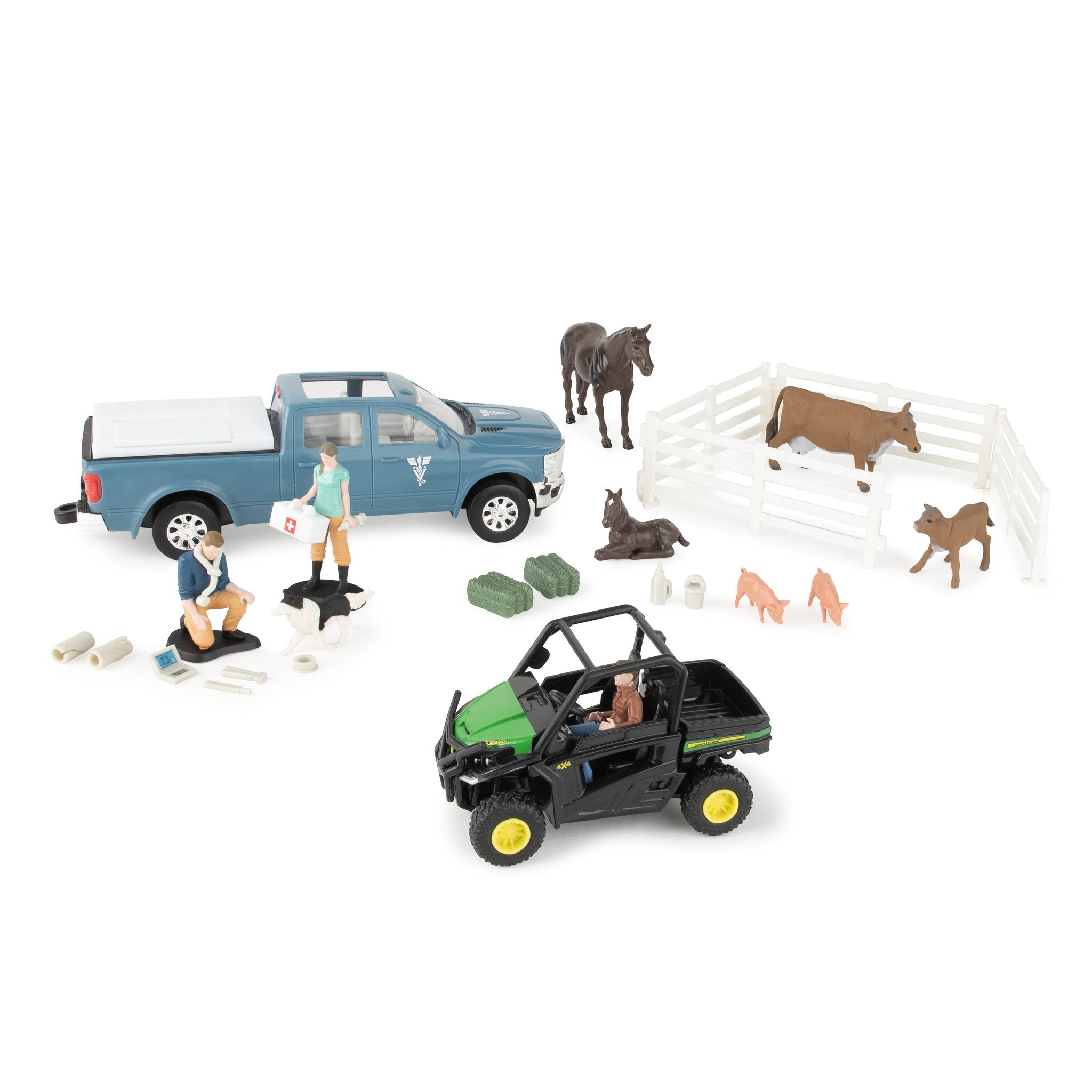 John Deere 1:32 On the Farm Playset - Vet Set