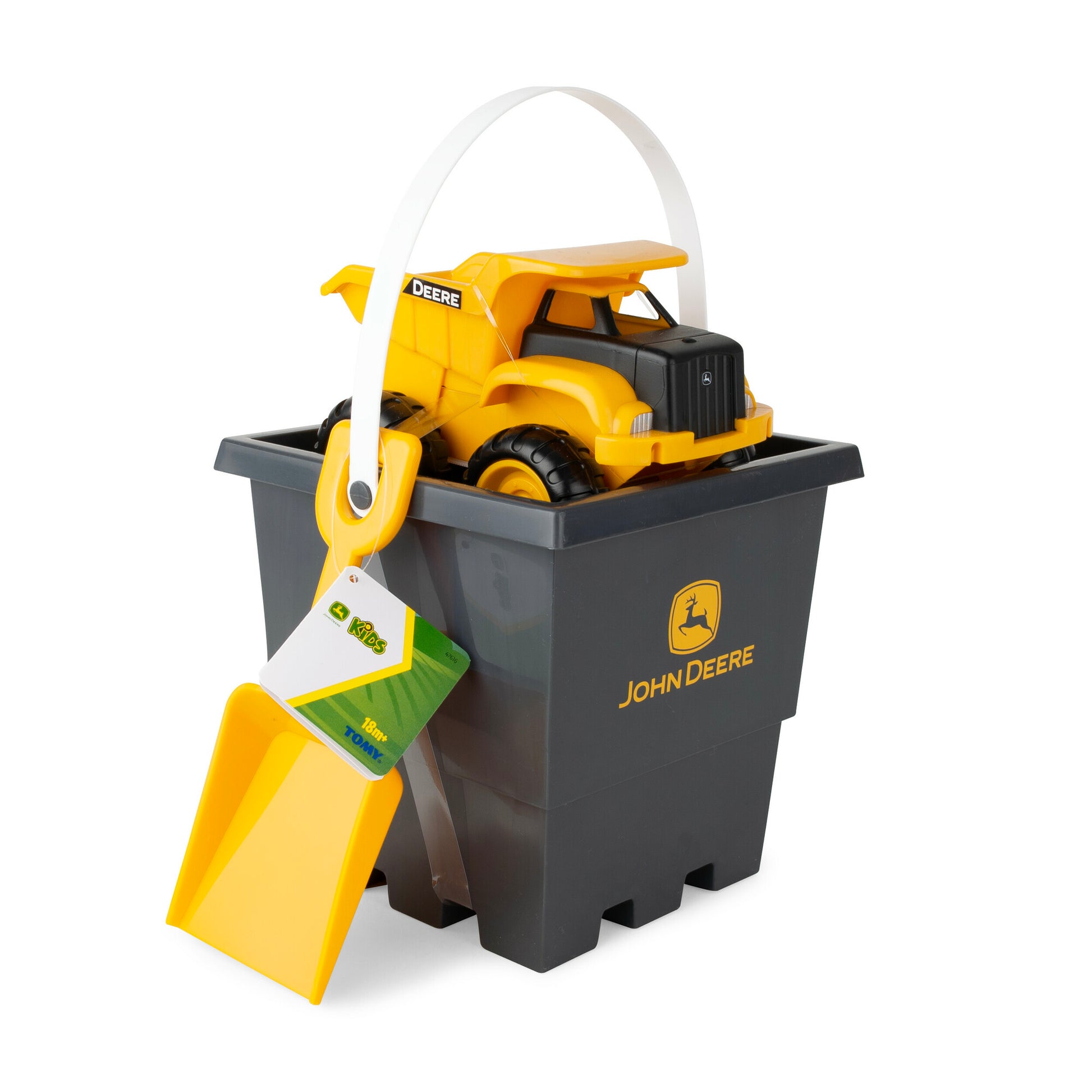 John Deere 15cm Sand Pit Bucket Set With Dump Truck & Shovel - Toyworld Australia