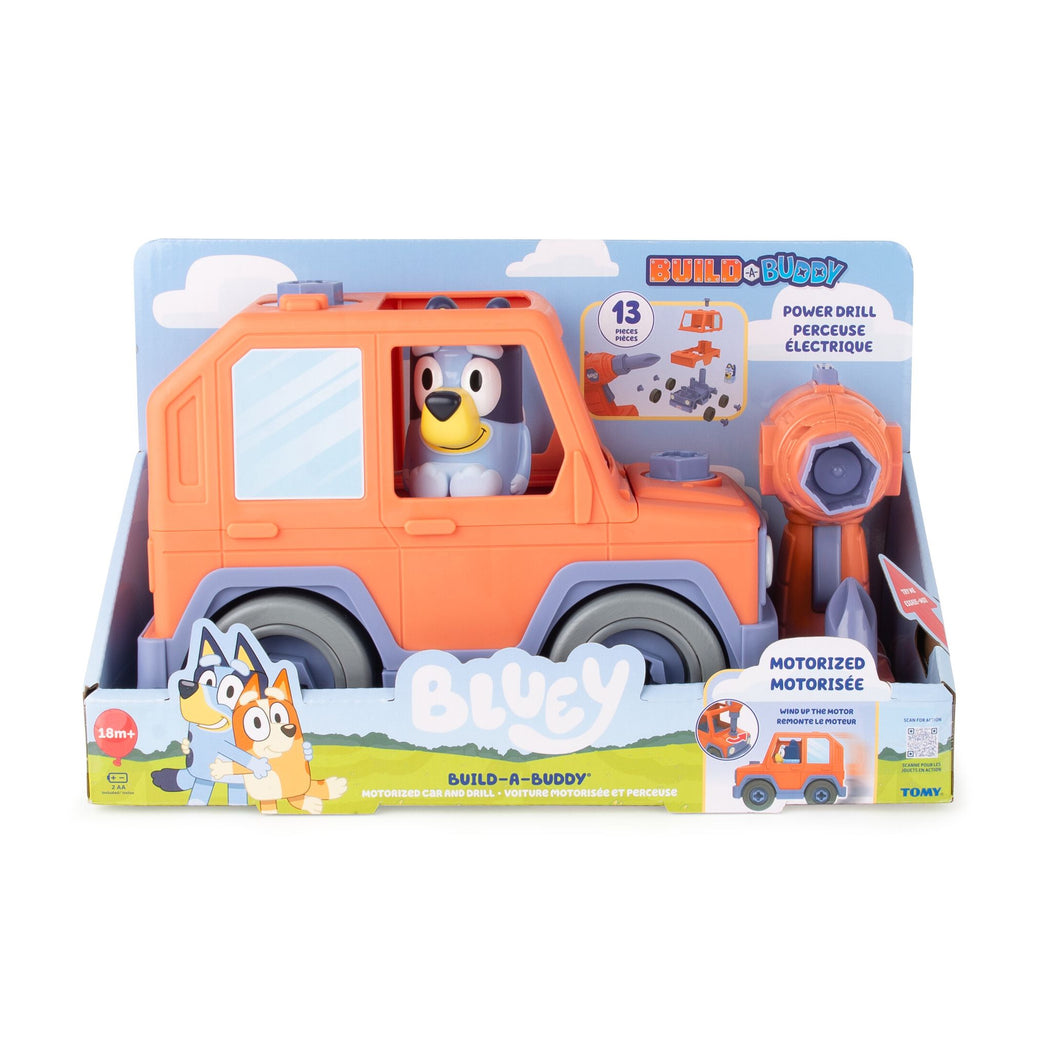 Bluey Build-A-Buddy Motorised Car & Drill - 1