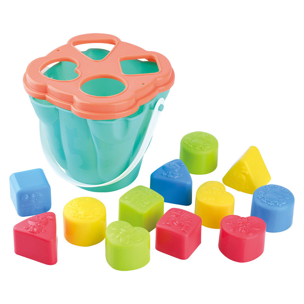 Playgo Toys Shape Sorting Bucket 12 Piece