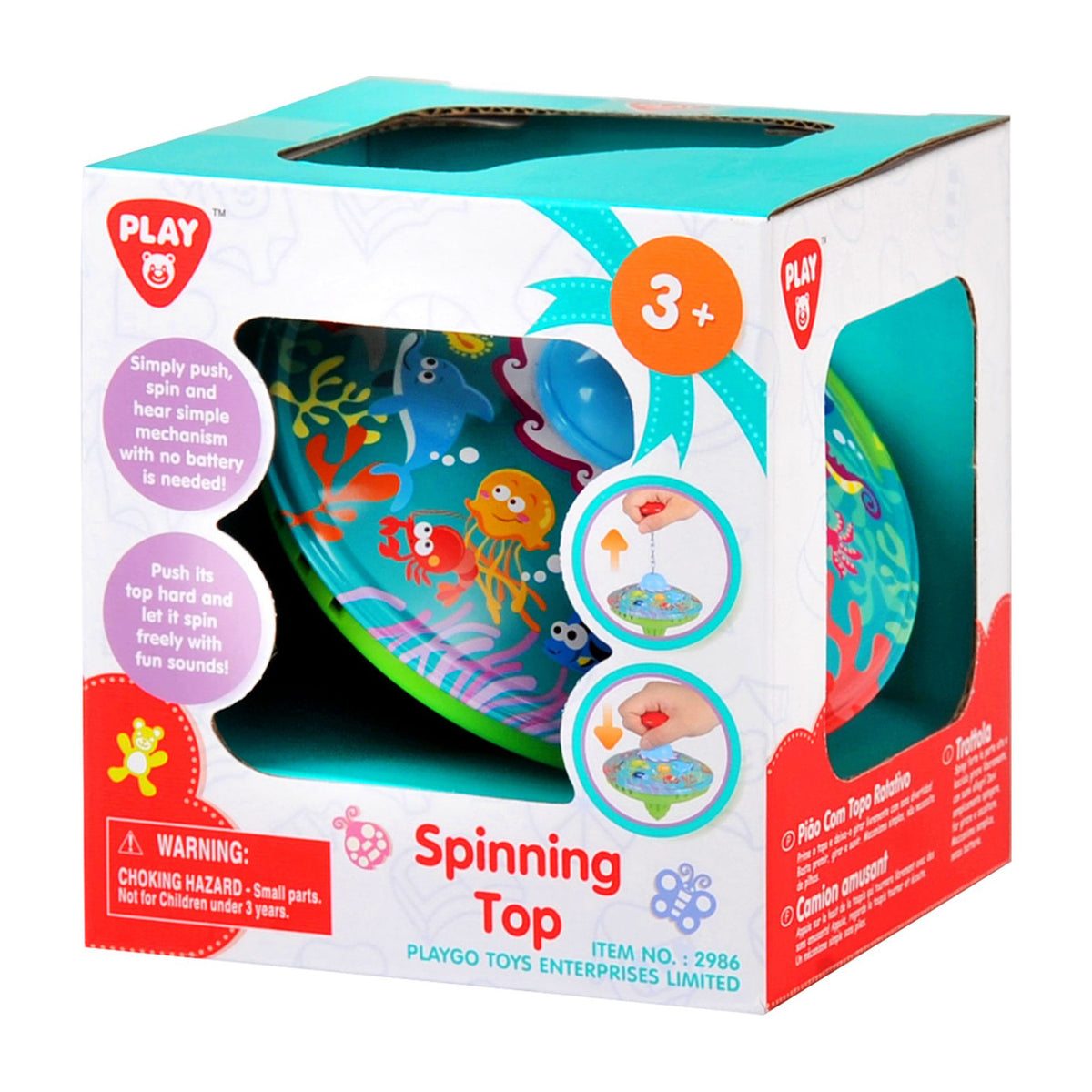 Playgo Toys Spinning Top Assorted Styles
