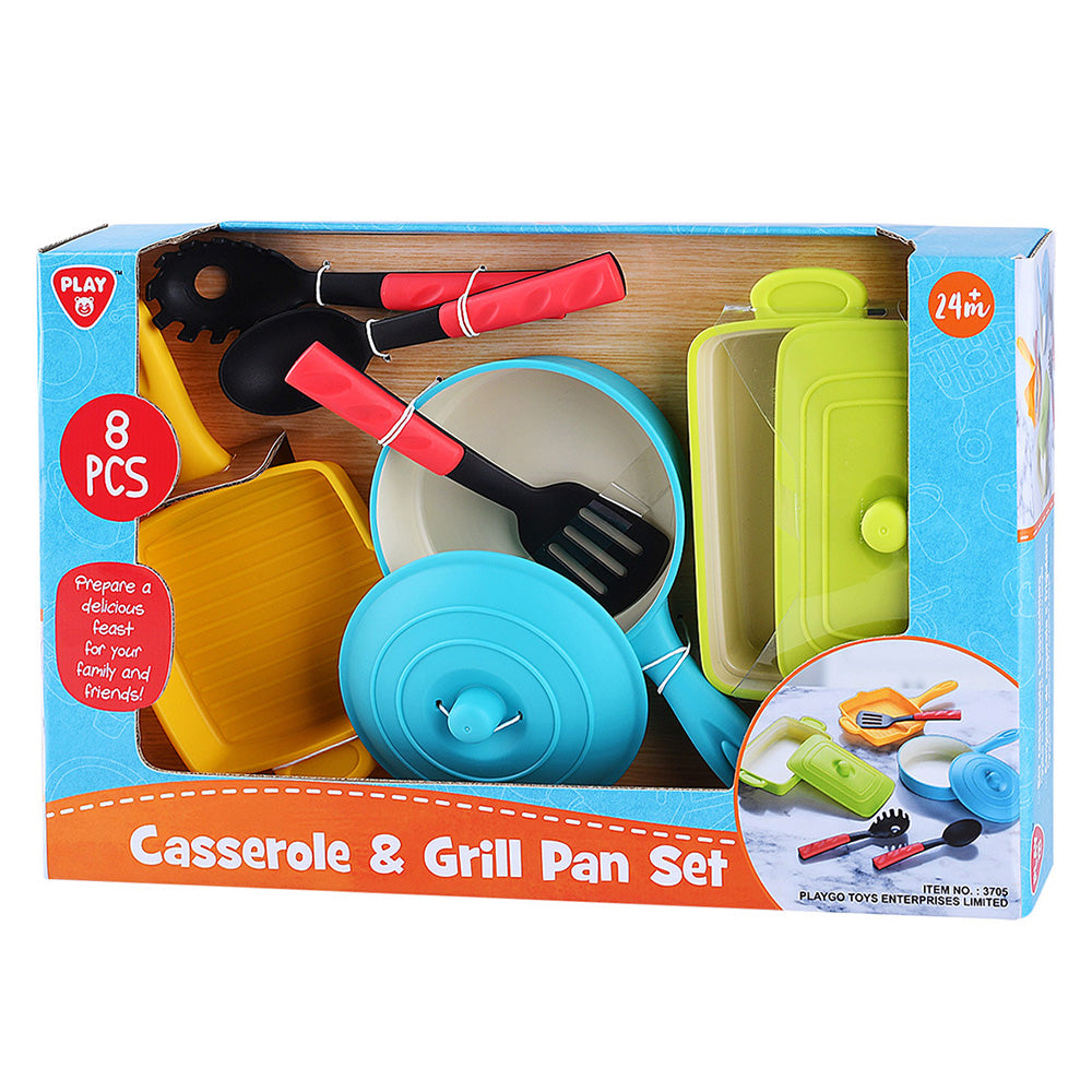 Playgo Toys Casserole & Grill Pan Set