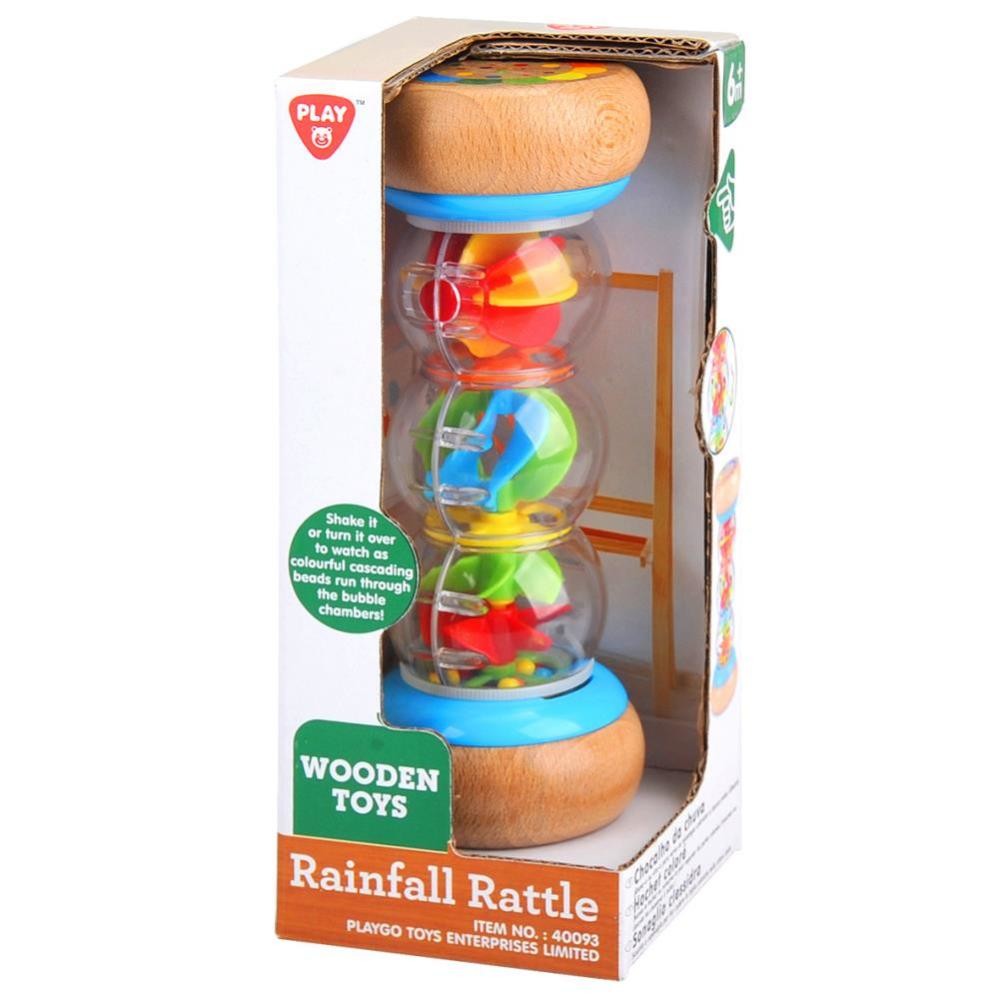 Playgo Toys Wooden Rainfall Rattle