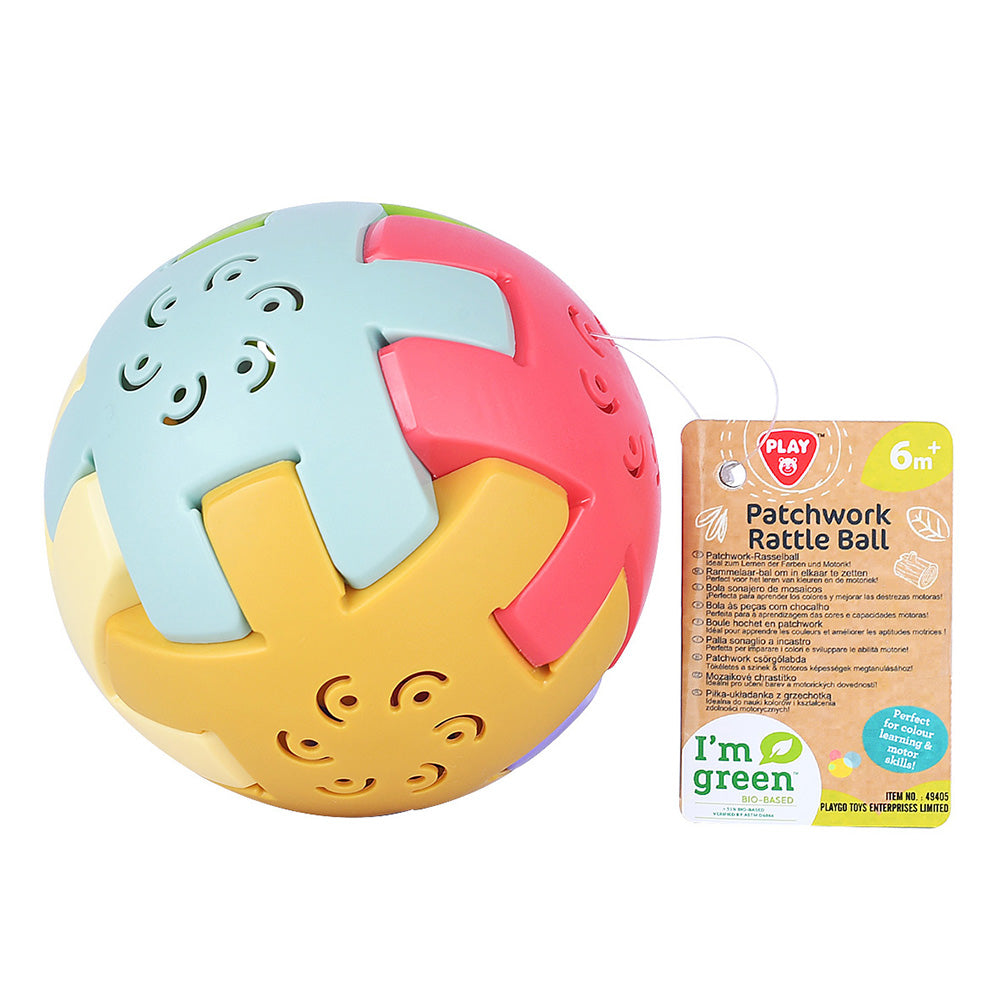 Playgo Toys Bio-Based Patchwork Ball