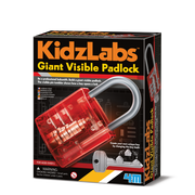 4M KidzLabs Giant Visible Padlock - Toyworld Australia