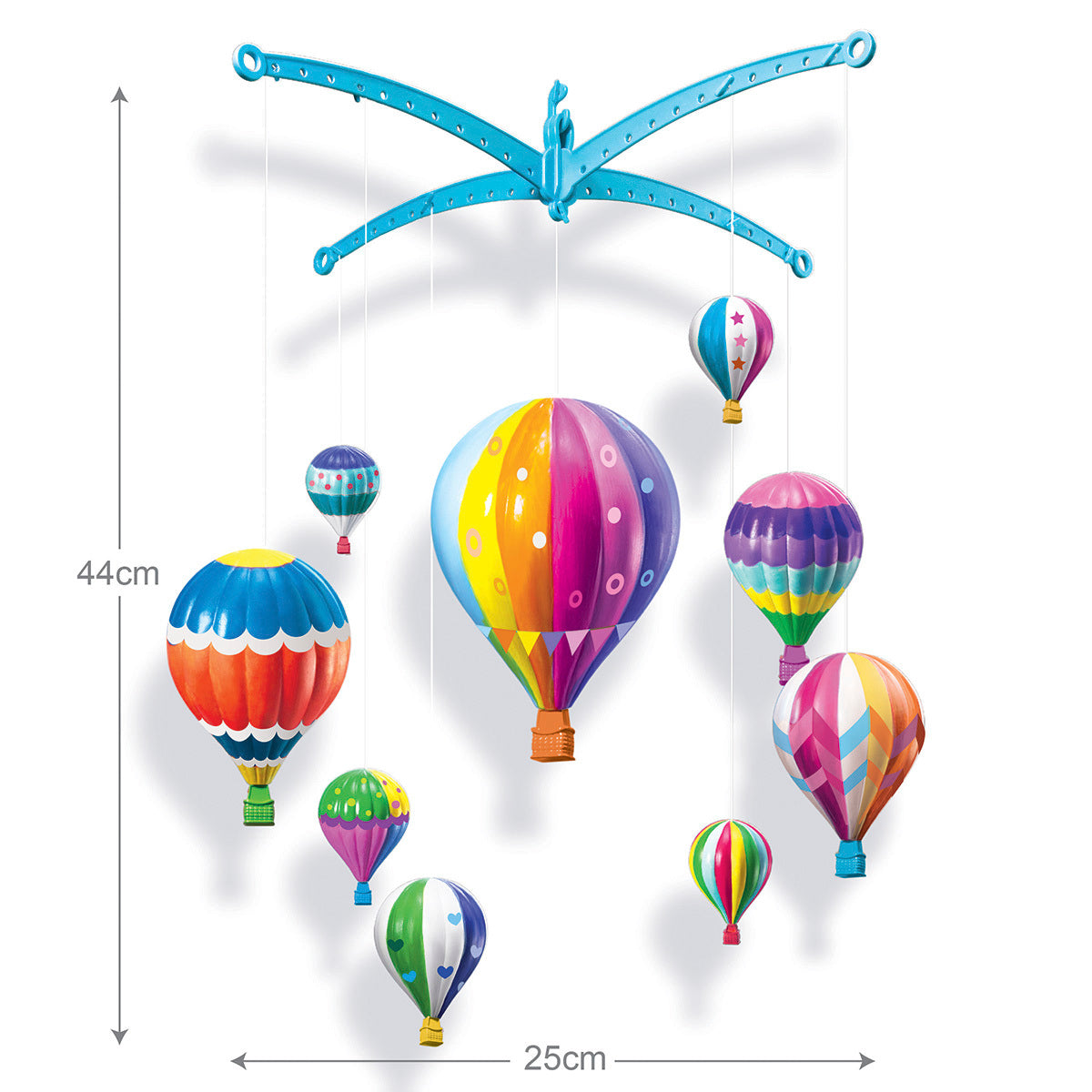 4M KidzMaker Paint Your Own Hot Air Balloons Mobile