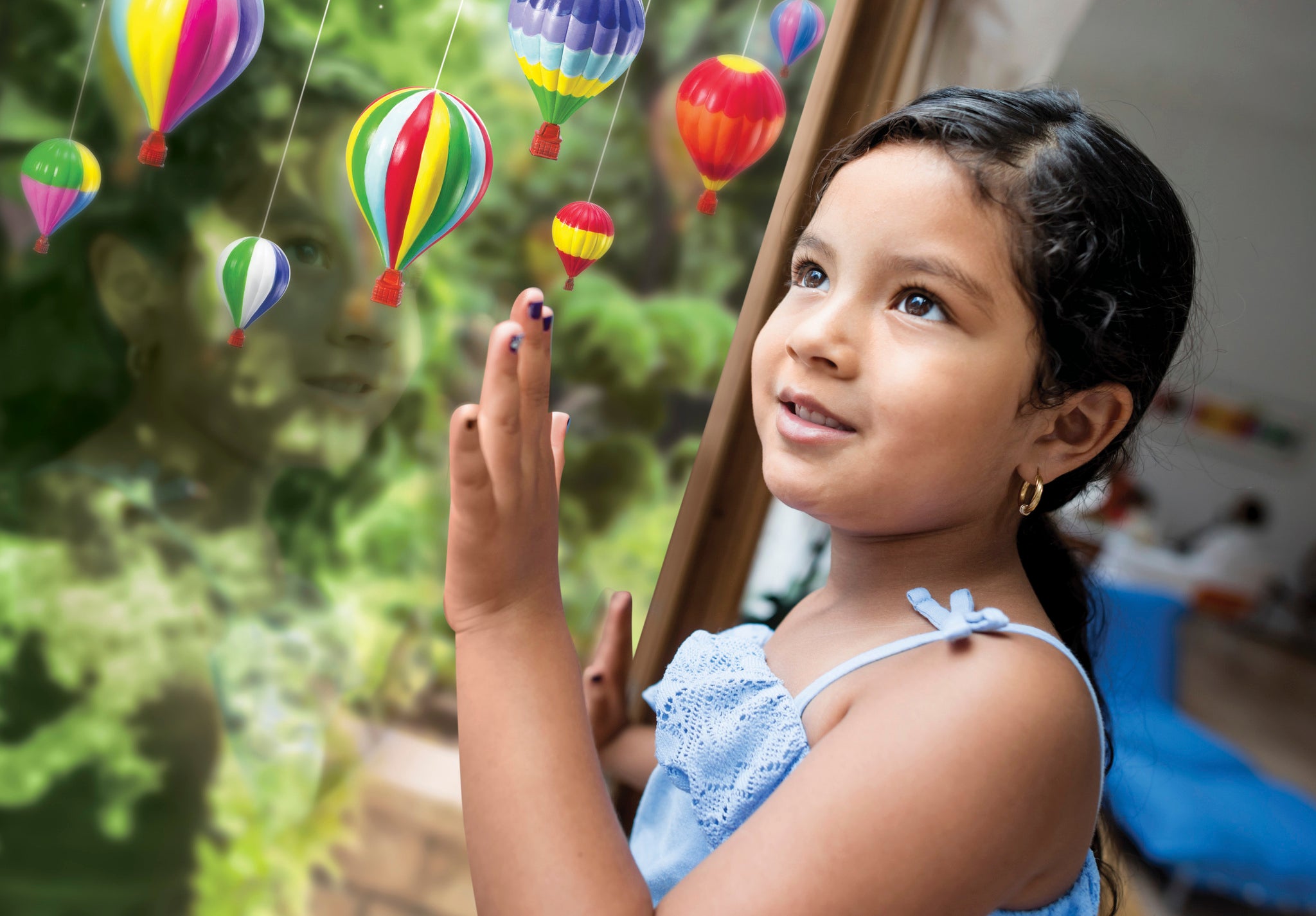 4M KidzMaker Paint Your Own Hot Air Balloons Mobile
