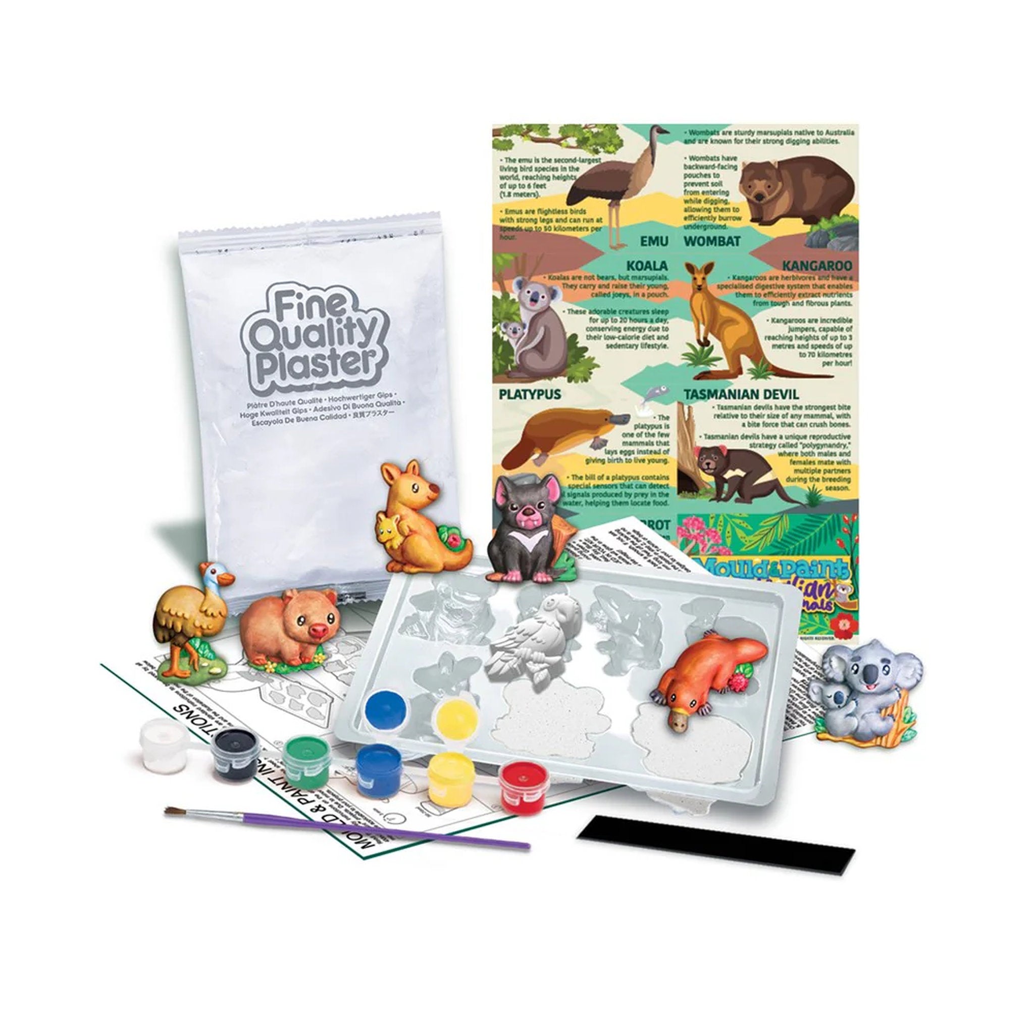 4M Mould & Paint Australian Animal Kits