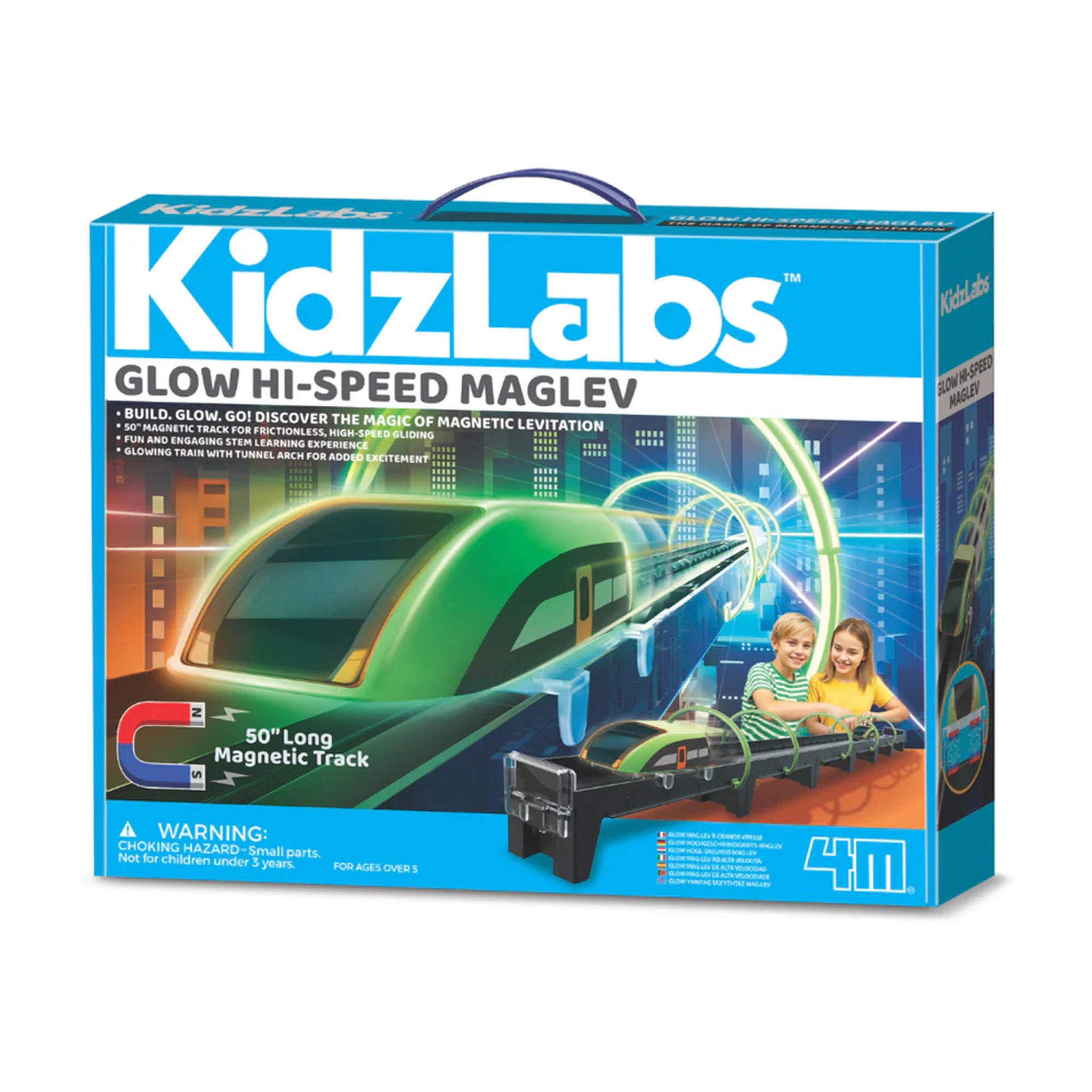 4M KidzLabs Glow Hi-Speed Maglev