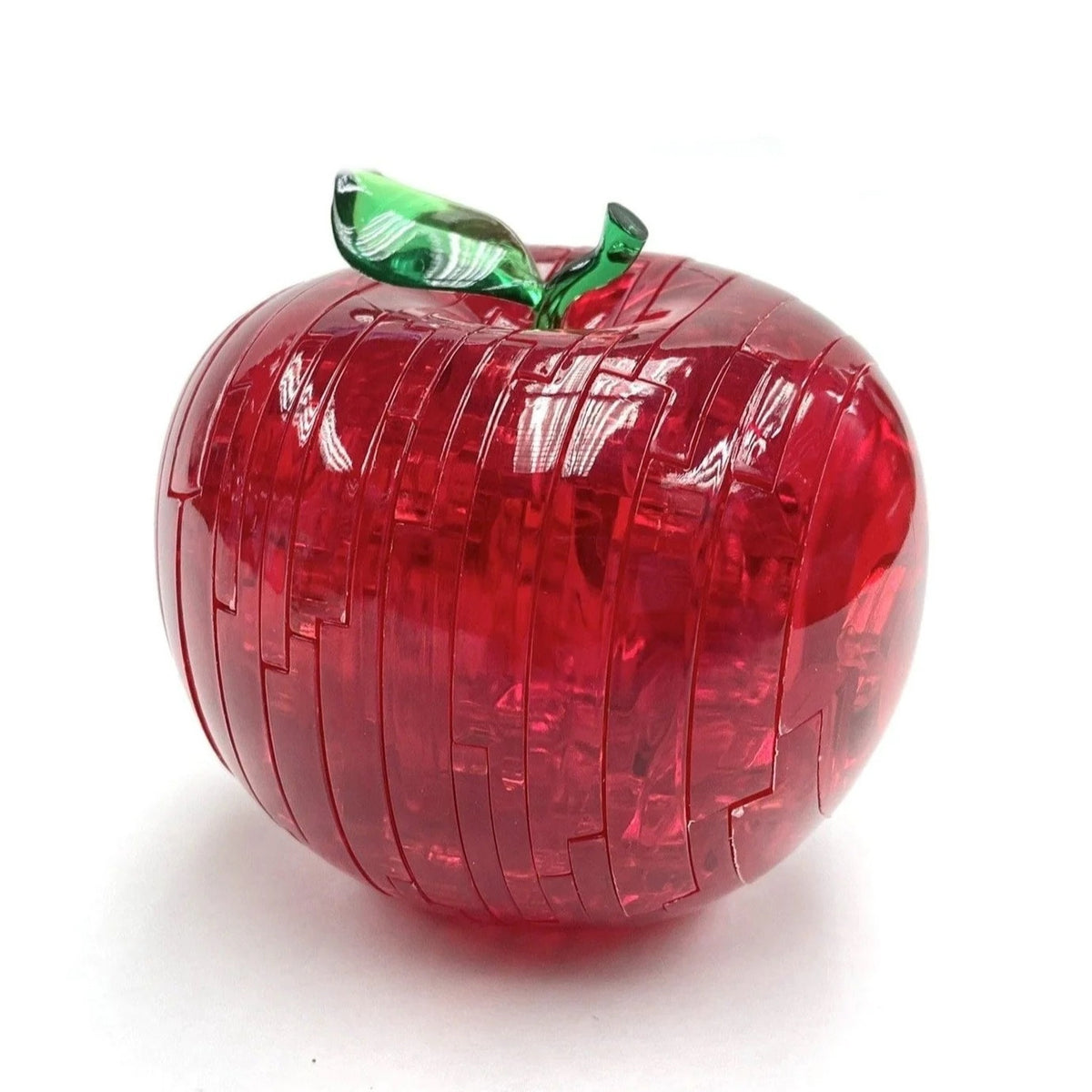 3D Red Apple Crystal Puzzle