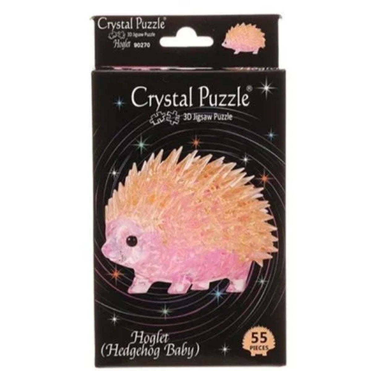 3D Glow in the Dark Crystal Puzzle - Hedgehog