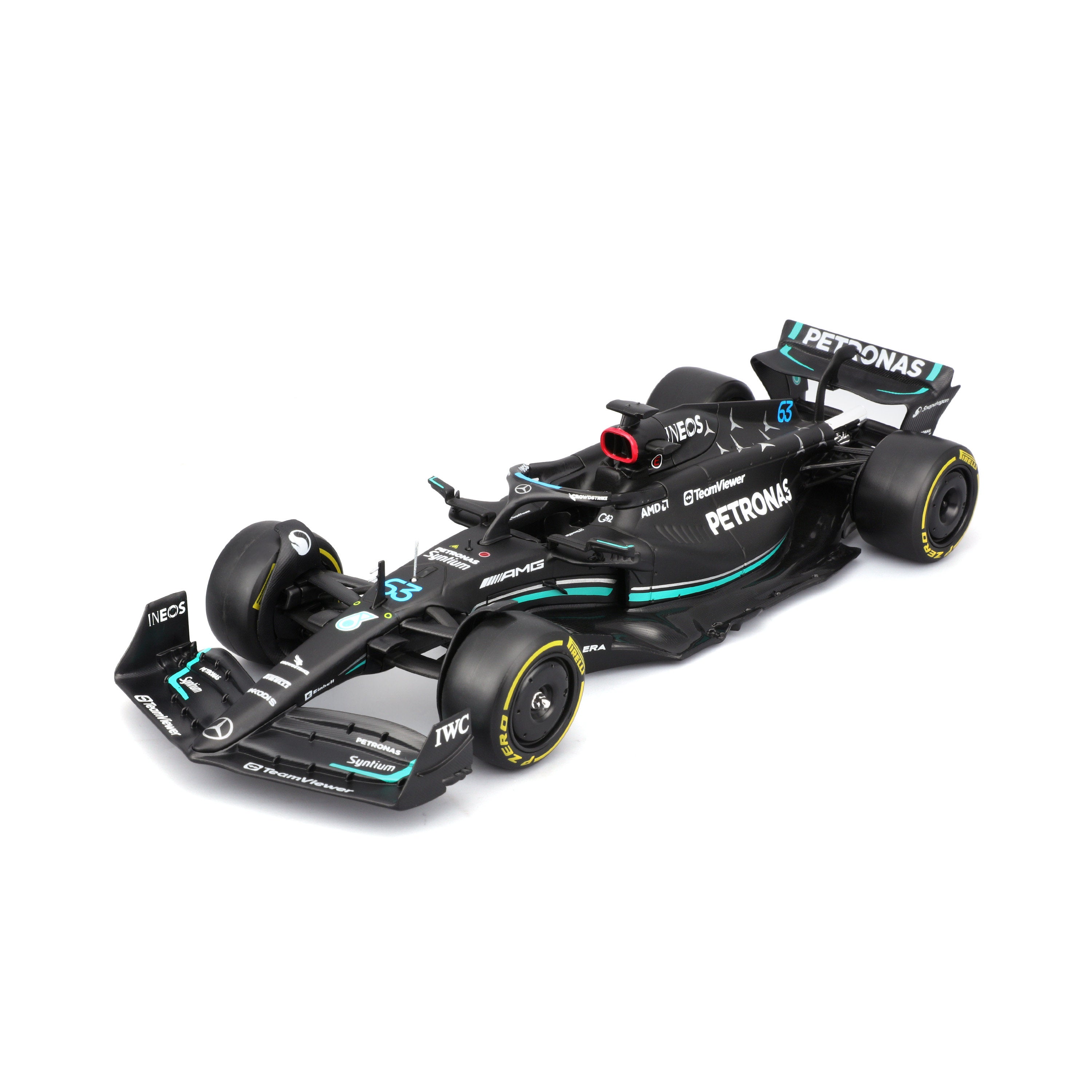 Bburago Formula Racing 1:24 Die-Cast 2023 Mercedes-AMG F1 W14 E #63 Russell