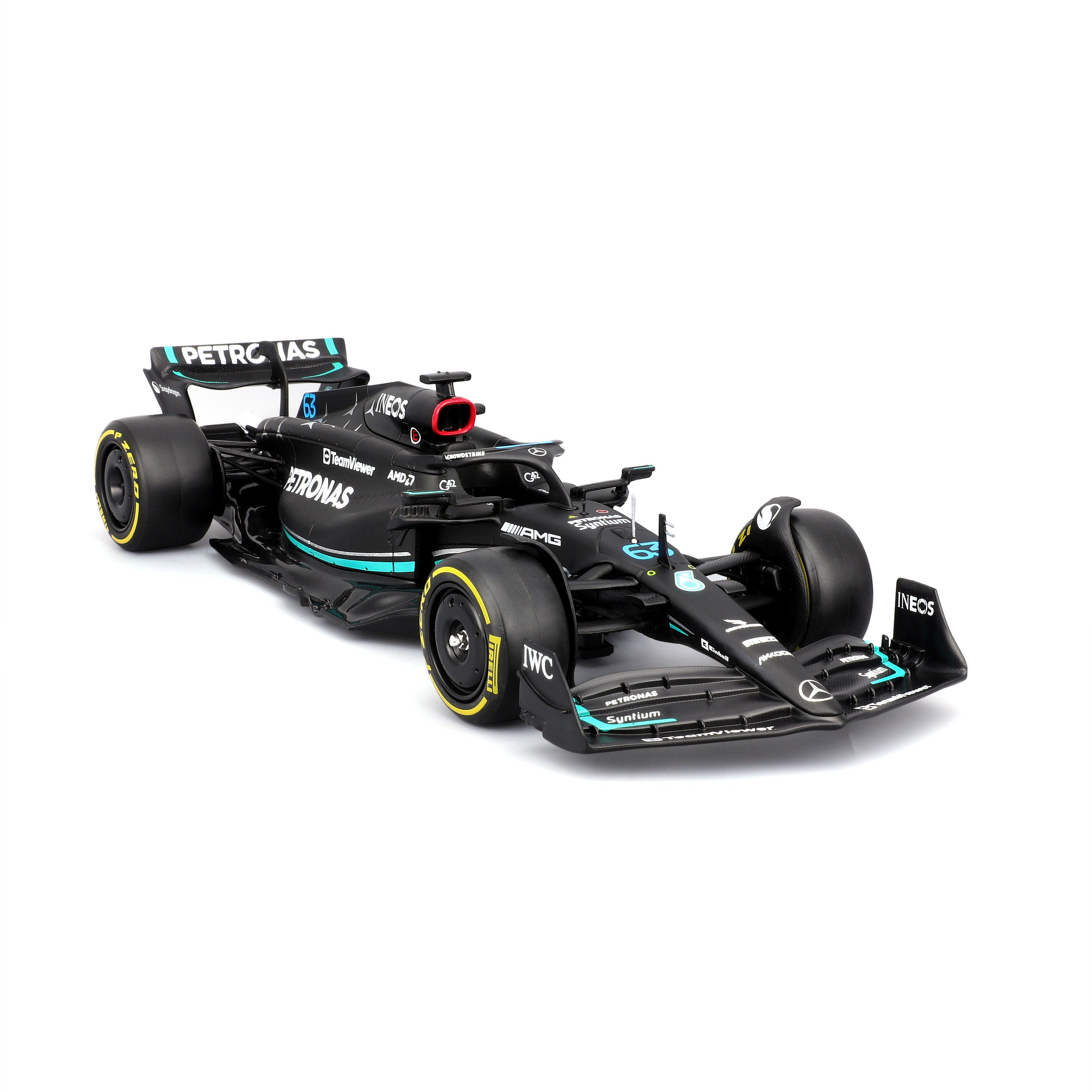 Bburago Formula Racing 1:24 Die-Cast 2023 Mercedes-AMG F1 W14 E #63 Russell