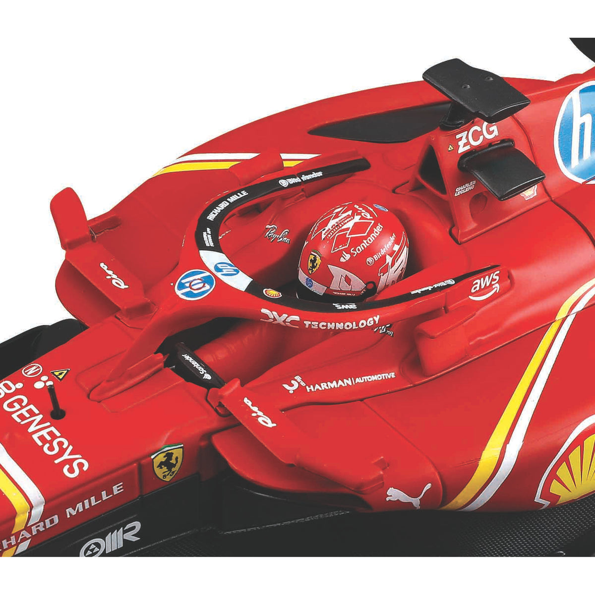 Bburago 1:24 Die-Cast F1 Ferrari Sf-24 #16 Charles Leclerc