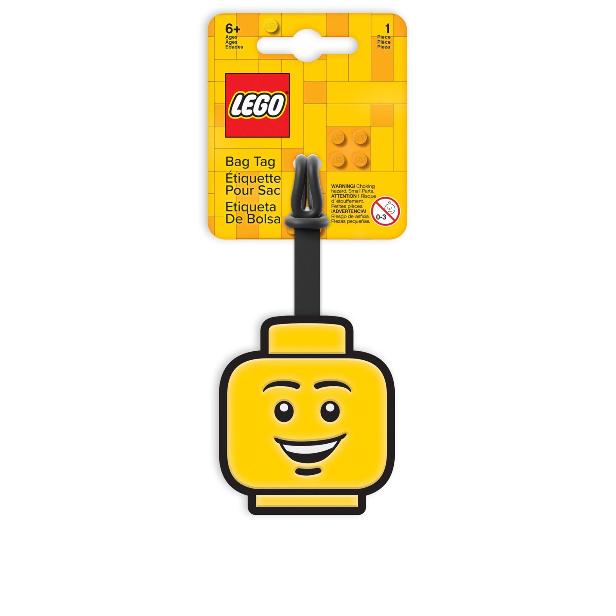 LEGO Luggage Tag Head Boy