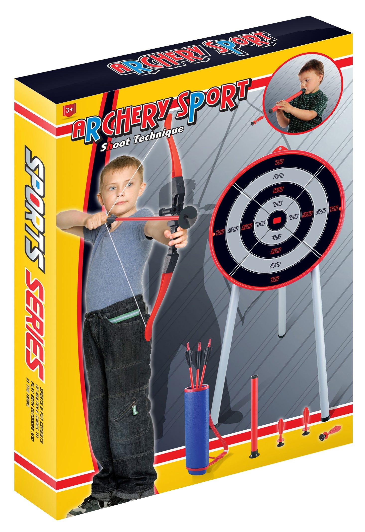Archery Set With Target Stand