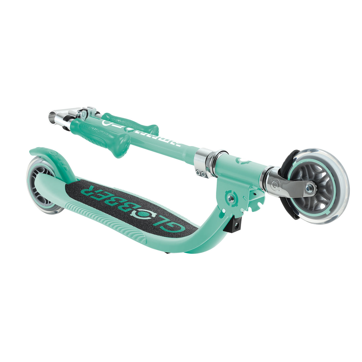 Globber Flow Foldable Scooter Junior With Lights - Mint