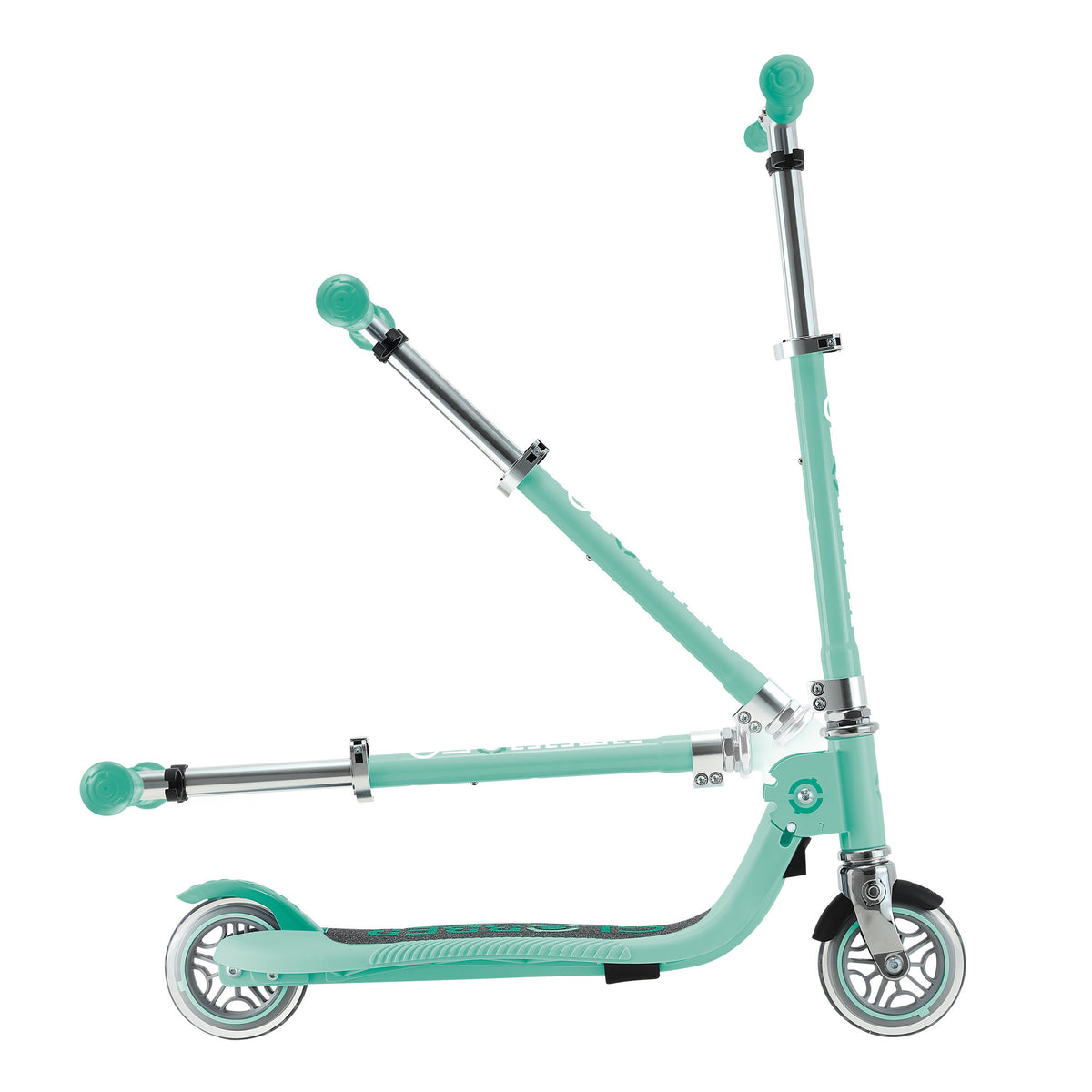 Globber Flow Foldable Scooter Junior With Lights - Mint