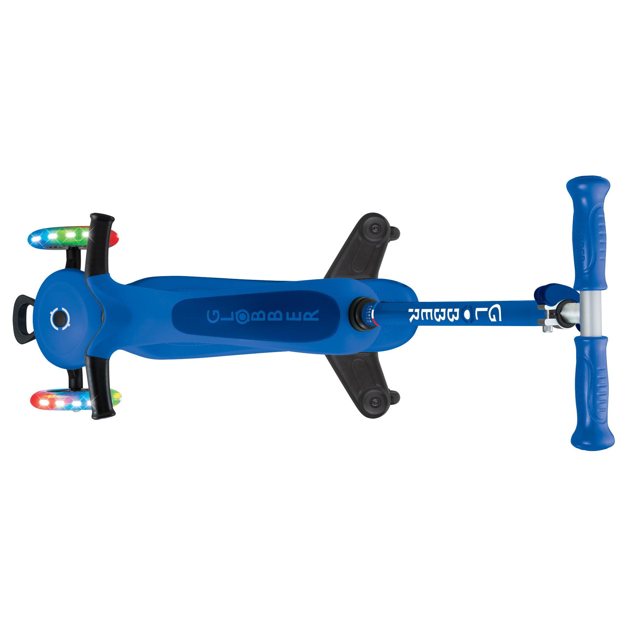 Globber Go-Up Sporty Scooter Light-Up - Navy Blue