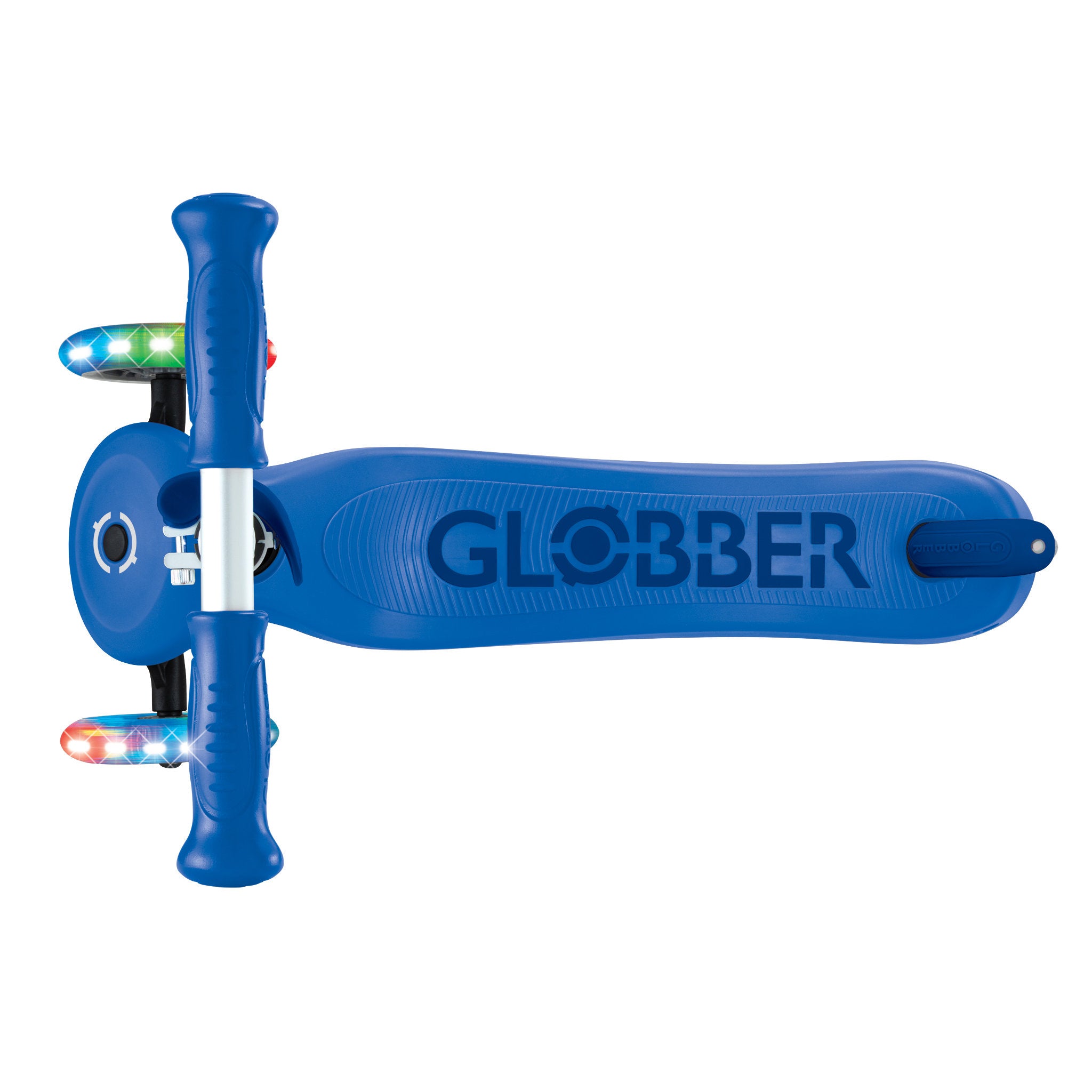 Globber Go-Up Sporty Scooter Light-Up - Navy Blue