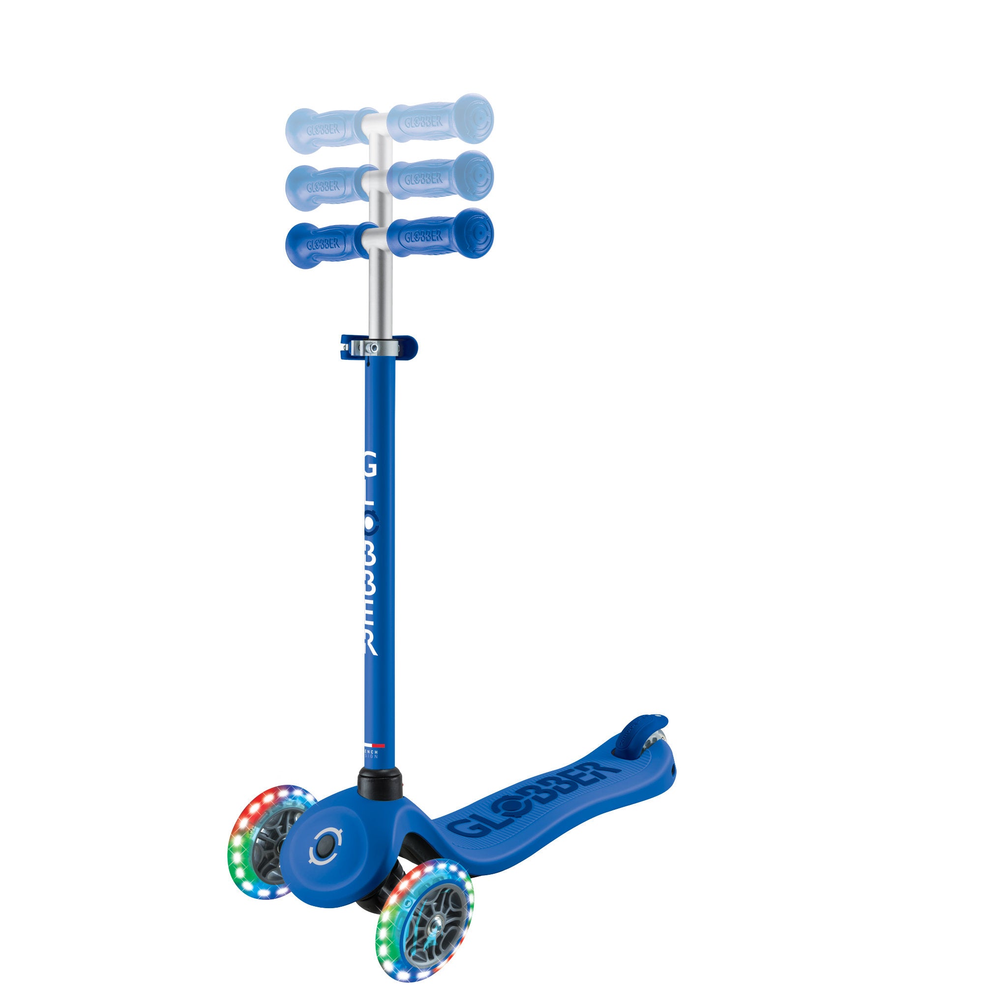 Globber Go-Up Sporty Scooter Light-Up - Navy Blue