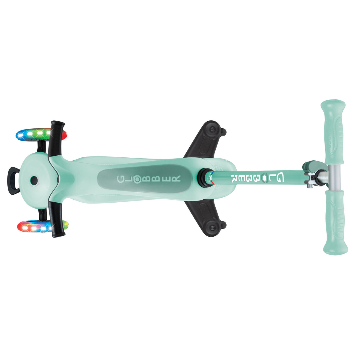 Globber Go Up Sporty Lights 360 Scooter - Mint/Pistachio
