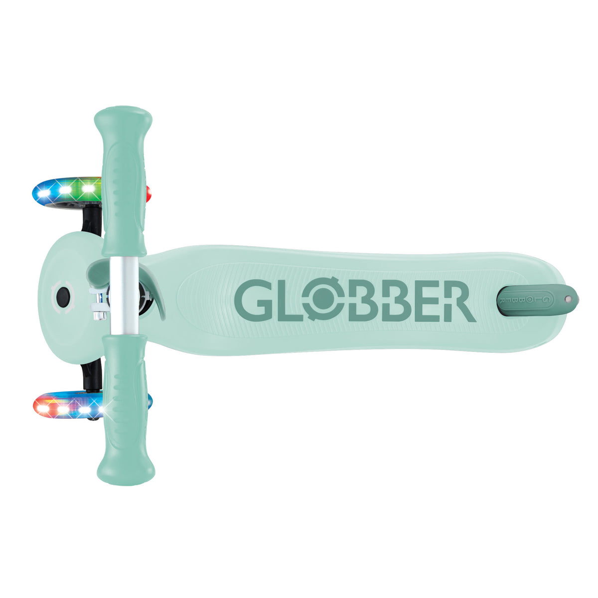 Globber Go Up Sporty Lights 360 Scooter - Mint/Pistachio