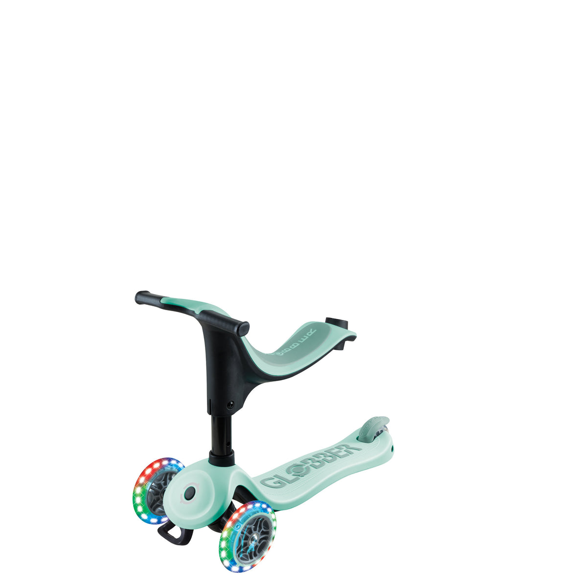 Globber Go Up Sporty Lights 360 Scooter - Mint/Pistachio