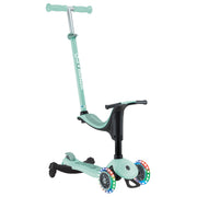 Globber Go Up Sporty Lights 360 Scooter - Mint/Pistachio