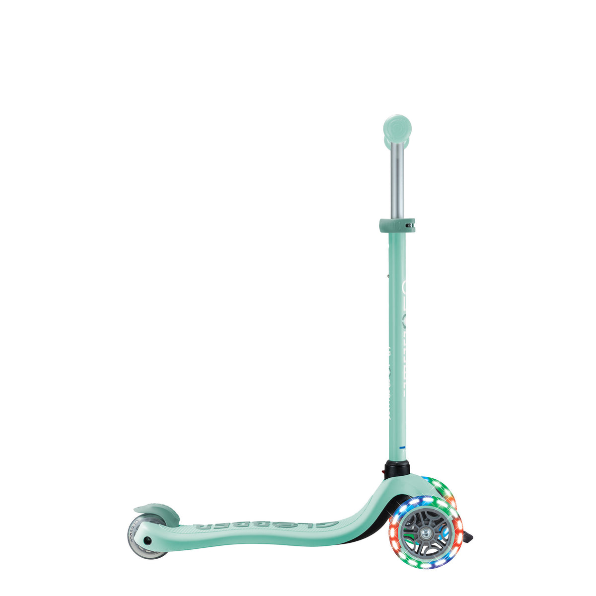 Globber Go Up Sporty Lights 360 Scooter - Mint/Pistachio