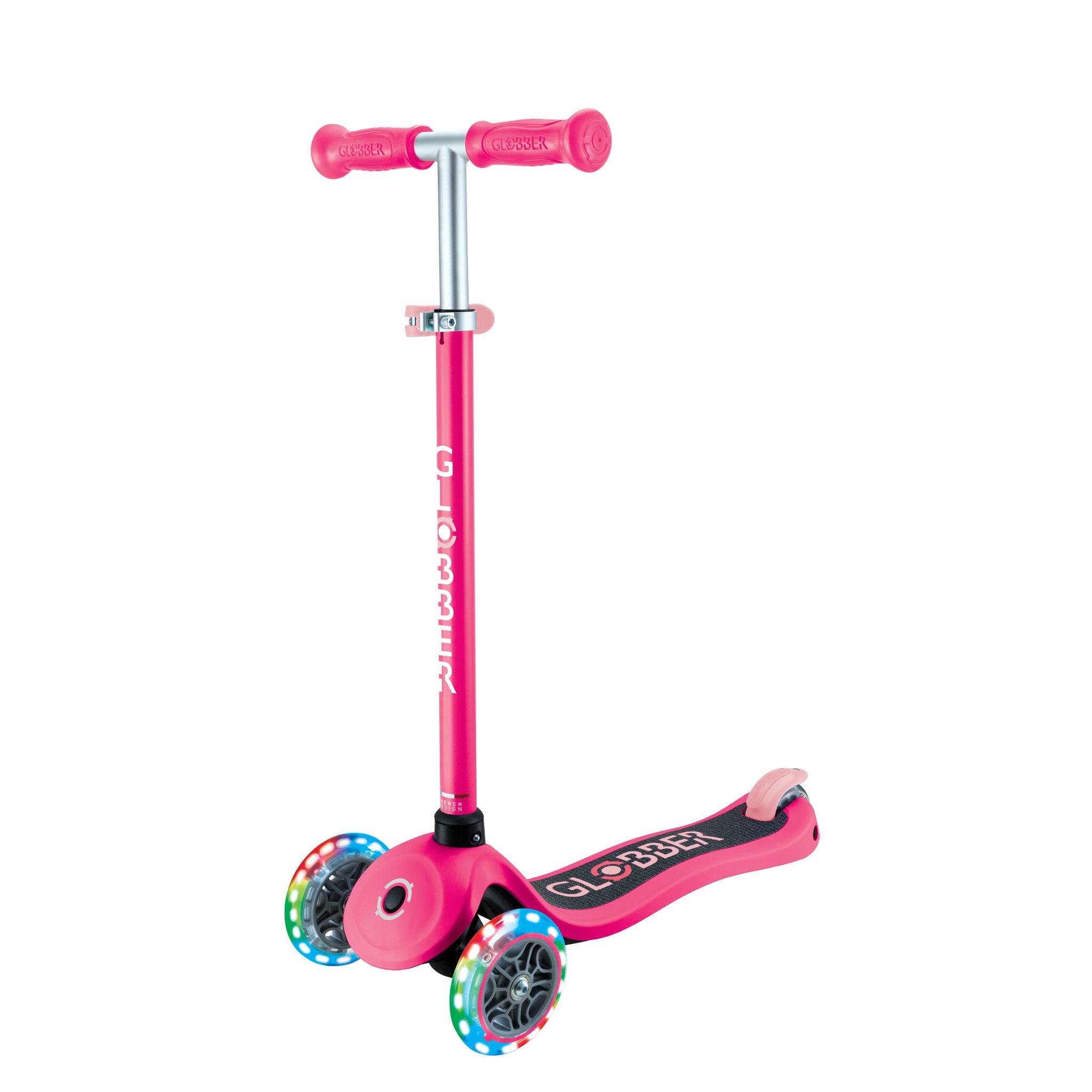 Globber Primo Light Up Scooter - Fuchsia
