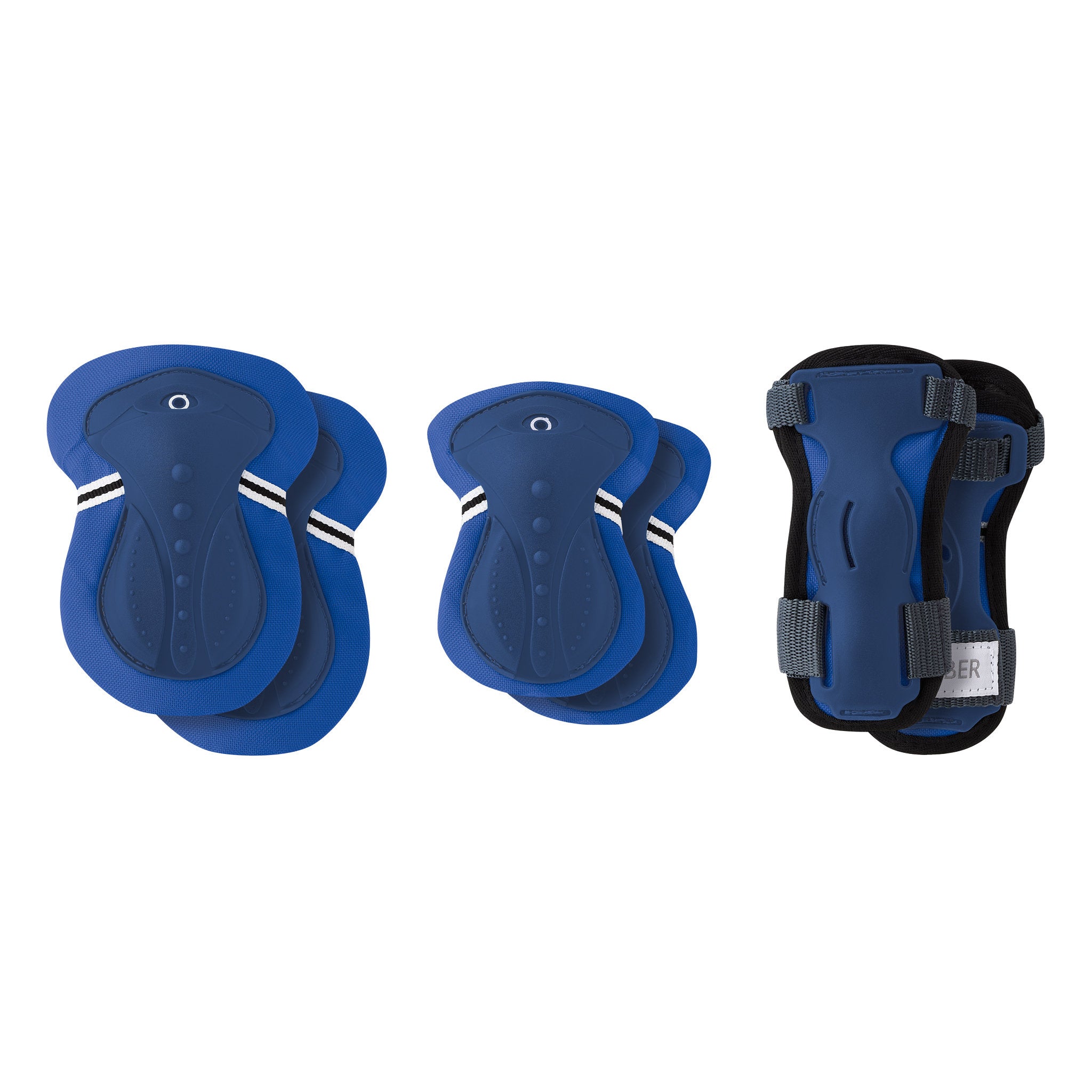 Globber Junior Protective Pad Set Navy Blue - XS/S
