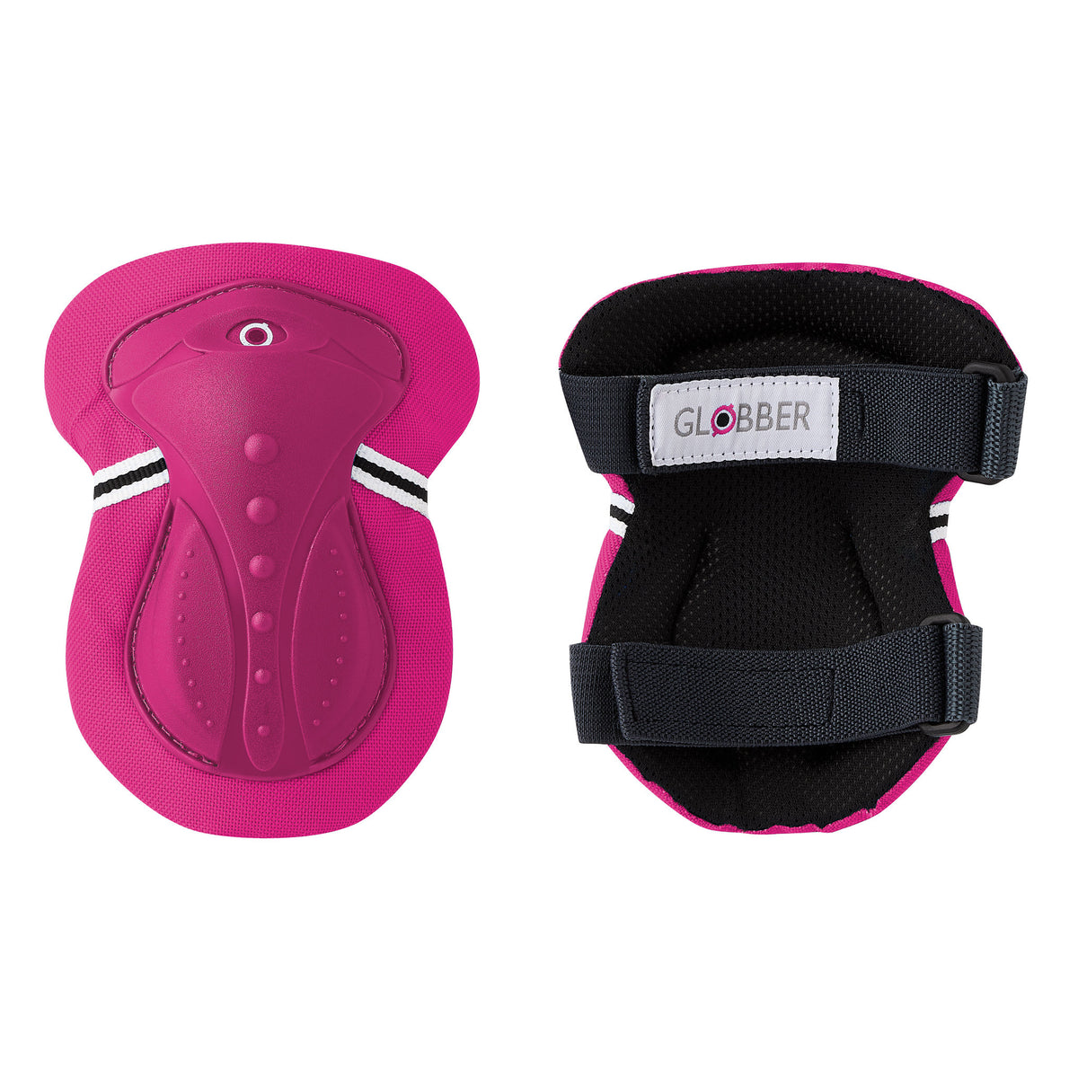 Globber Junior Protective Pad Set - Fuchsia Pink XS