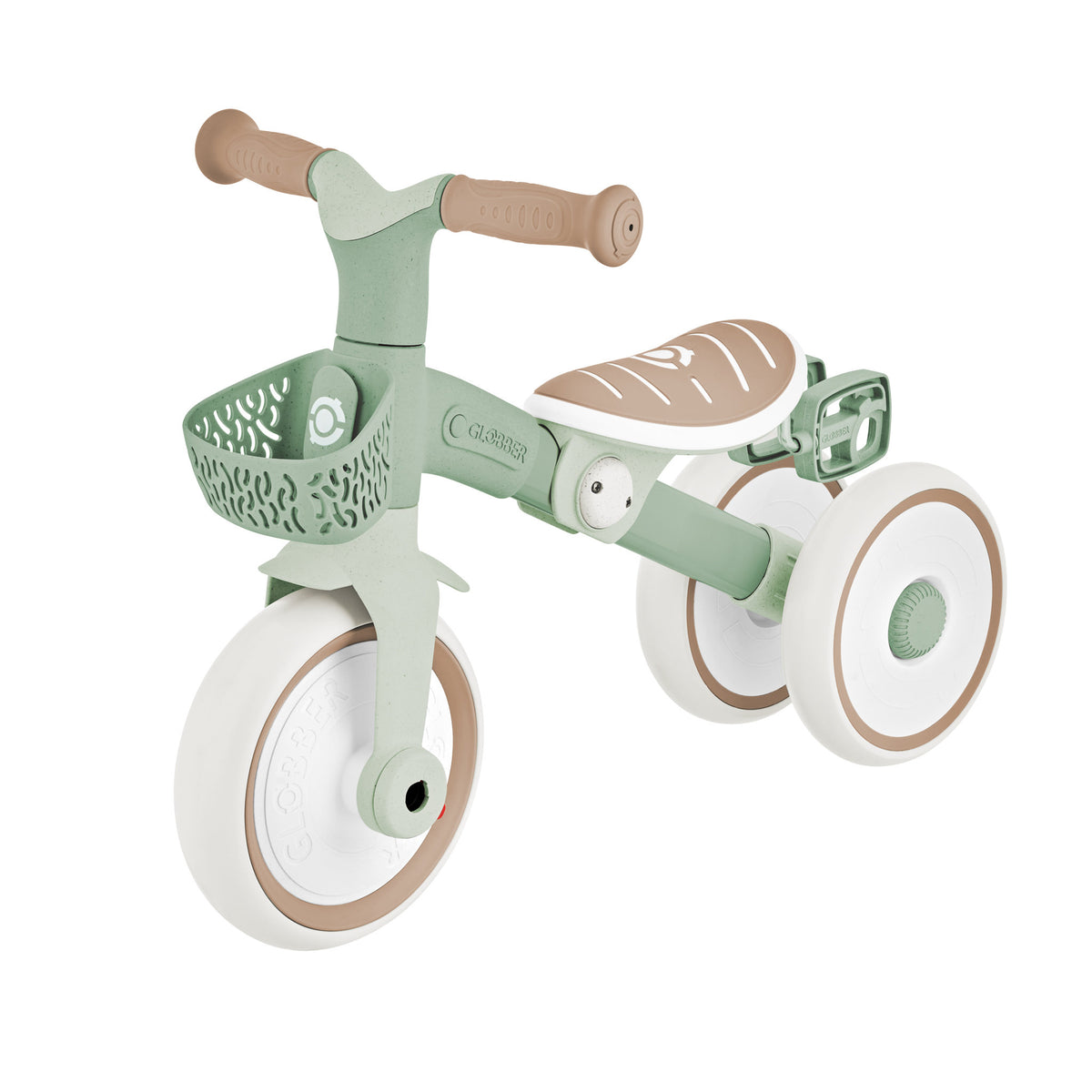 Globber 2-IN-1 Learning Trike Plus Ecologic - Pistachio